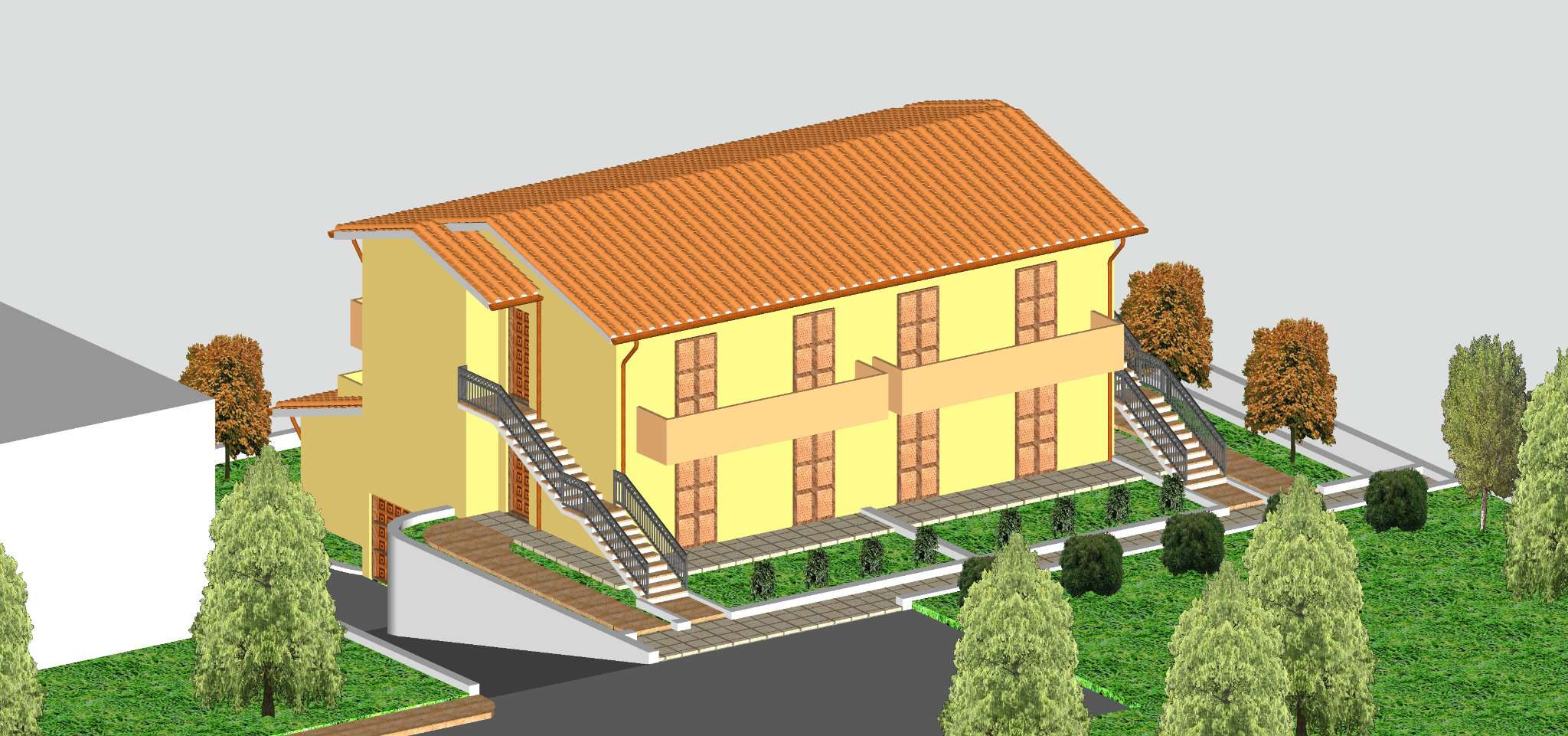 Villa Quadrifamiliare POLVERIGI vendita    PIAZZA HOUSE AGENZIA IMMOBILIARE