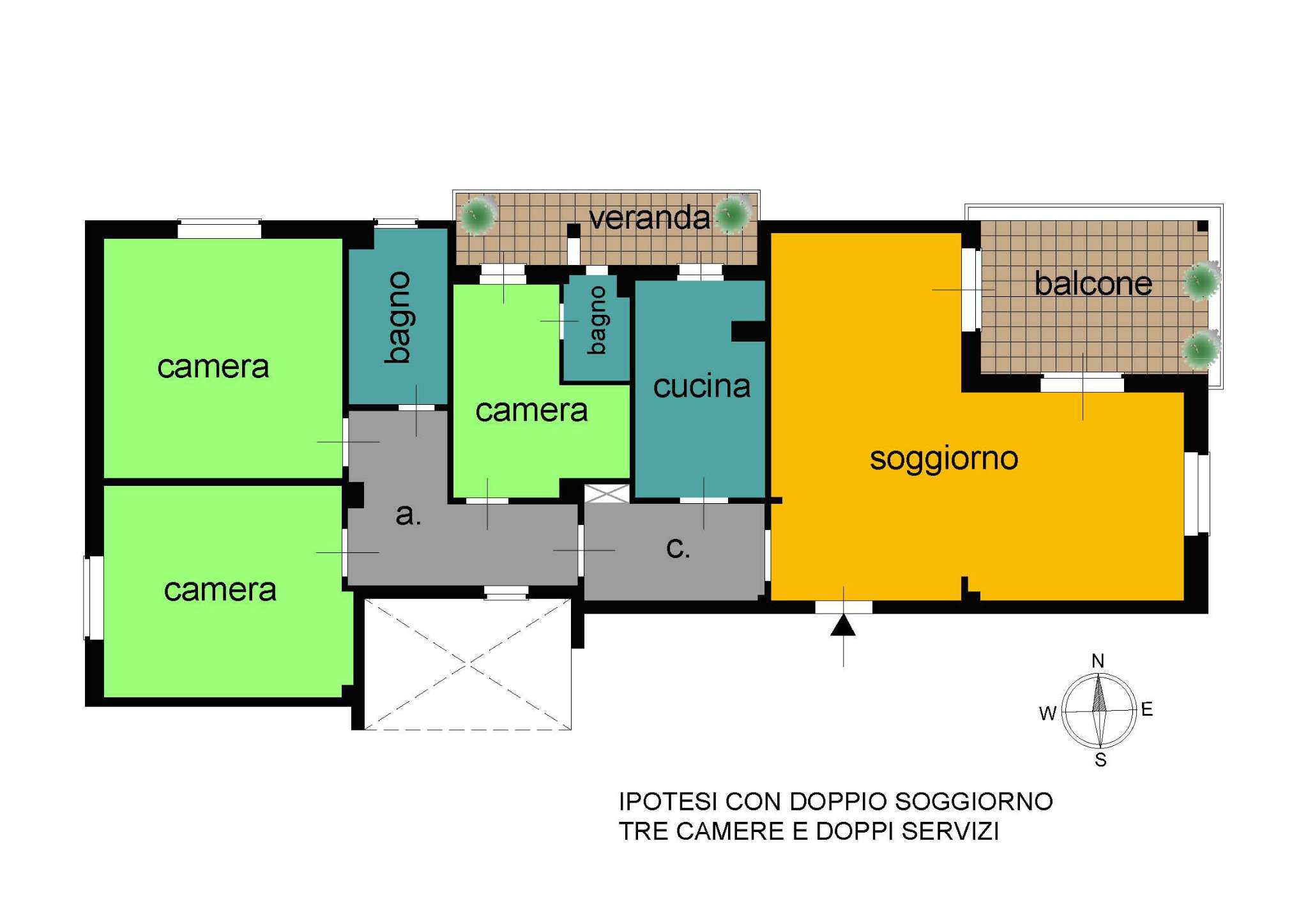 Appartamento ROMA vendita  GIANICOLENSE (XV MUN.) dei Quattro Venti STUDIO QUATTRO VENTI