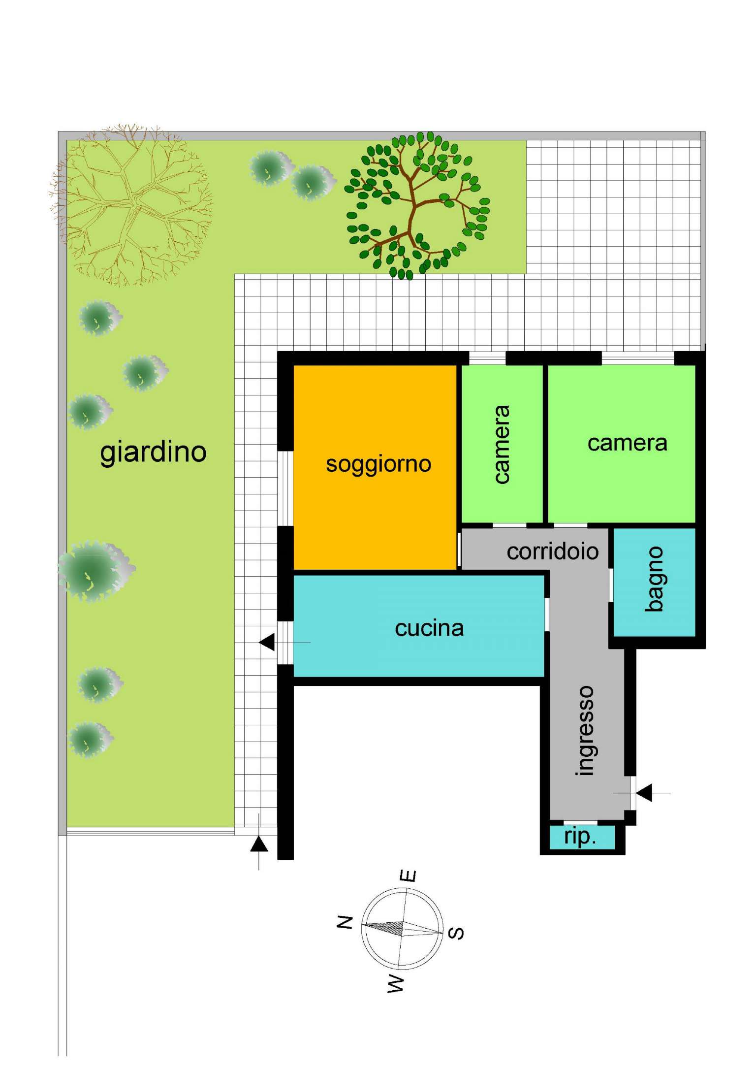 Appartamento ROMA vendita  PRENESTINO - CENTOCELLE  via pomigliano d'arco STUDIO QUATTRO VENTI