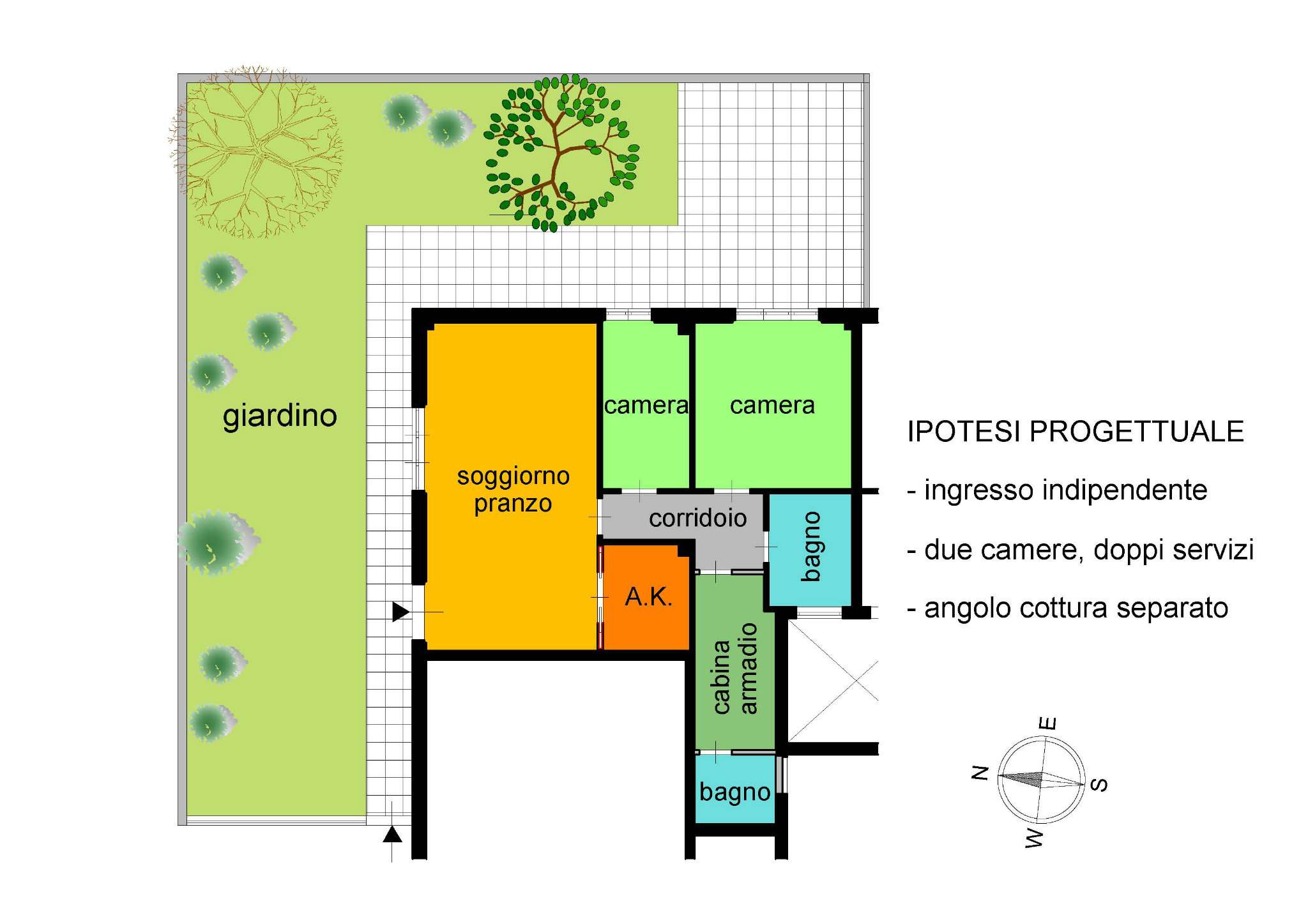 Appartamento ROMA vendita  PRENESTINO - CENTOCELLE  via pomigliano d'arco STUDIO QUATTRO VENTI