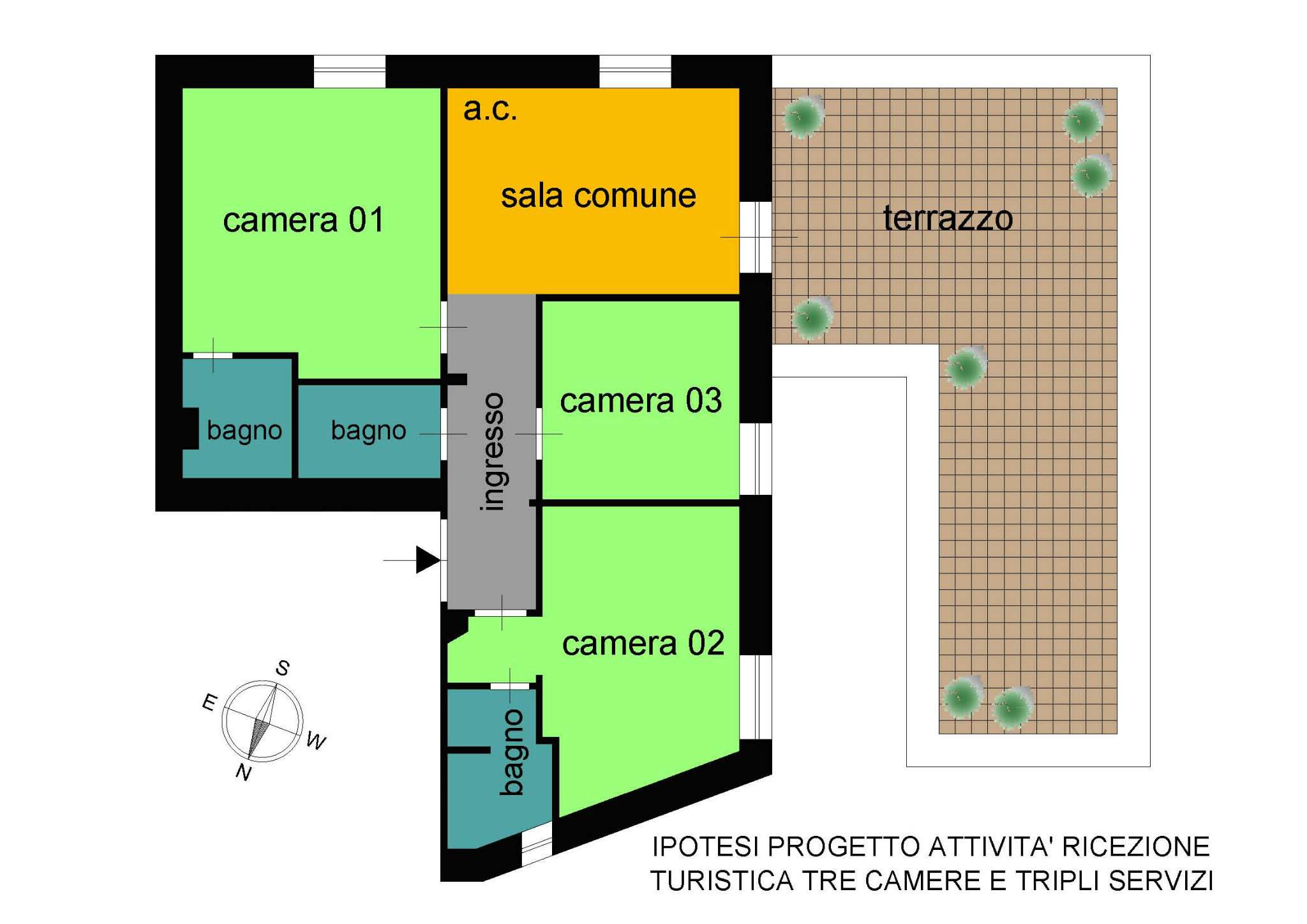 Appartamento ROMA vendita  GIANICOLENSE (XV MUN.) Gianicolense STUDIO QUATTRO VENTI