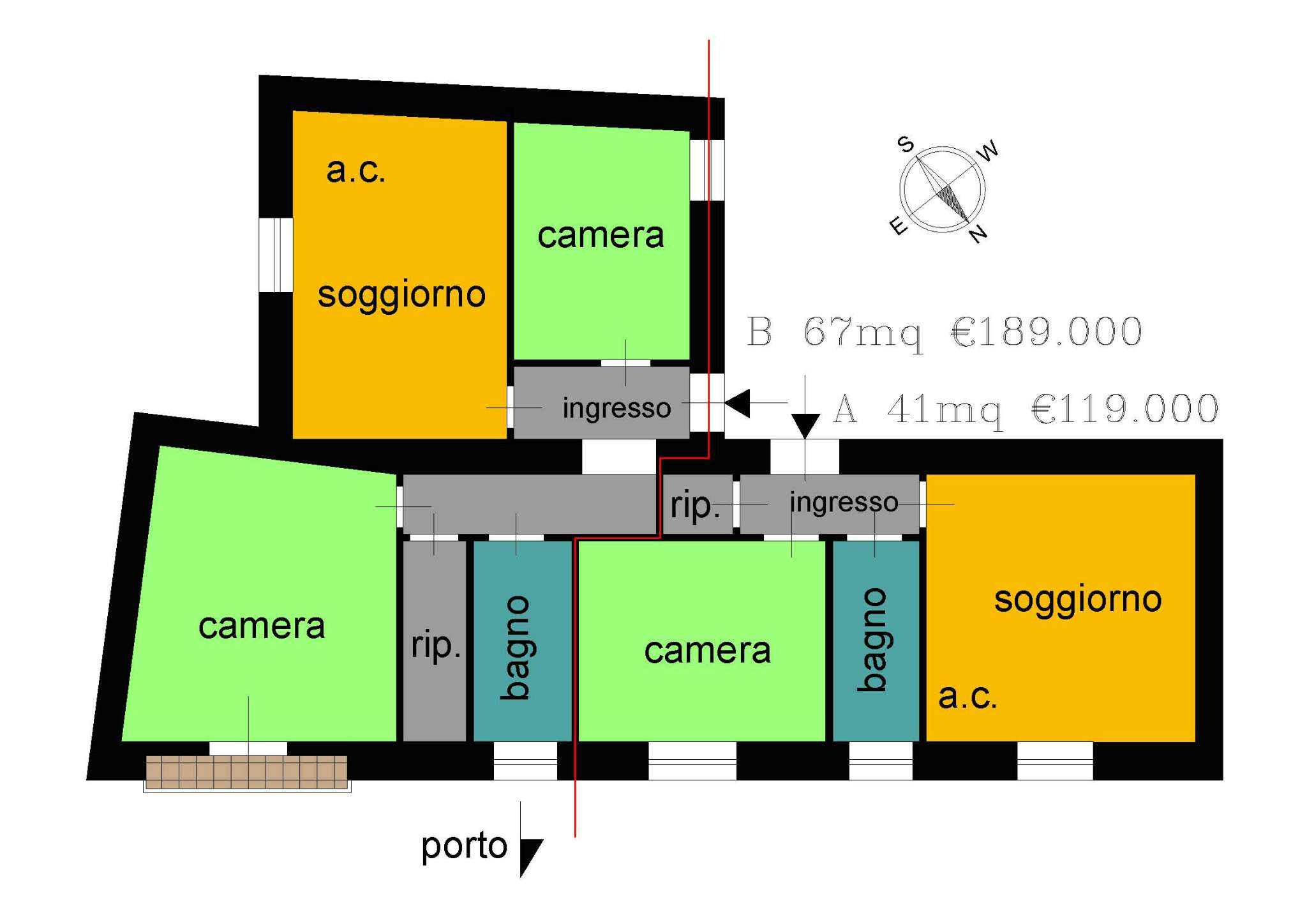 Appartamento MONTE ARGENTARIO vendita   BASCHIERI SALVADORI STUDIO QUATTRO VENTI