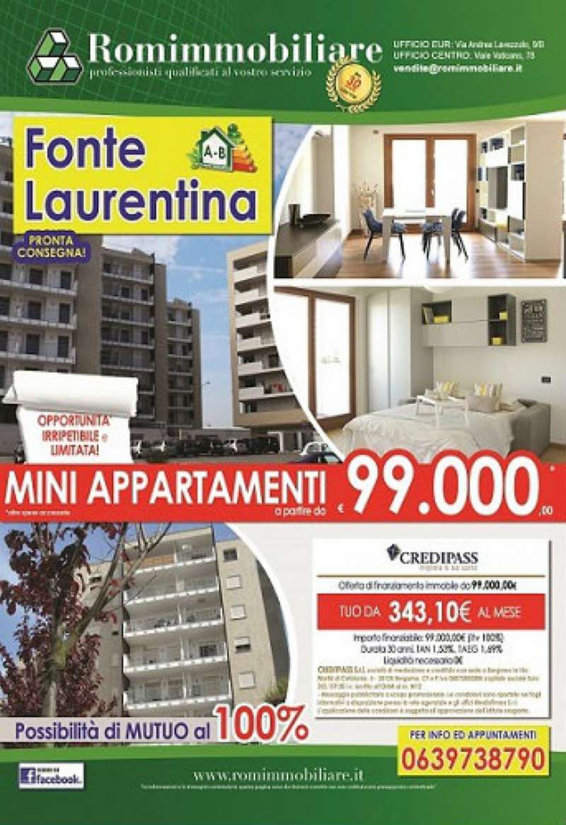  roma vendita quart: laurentina romimmobiliare