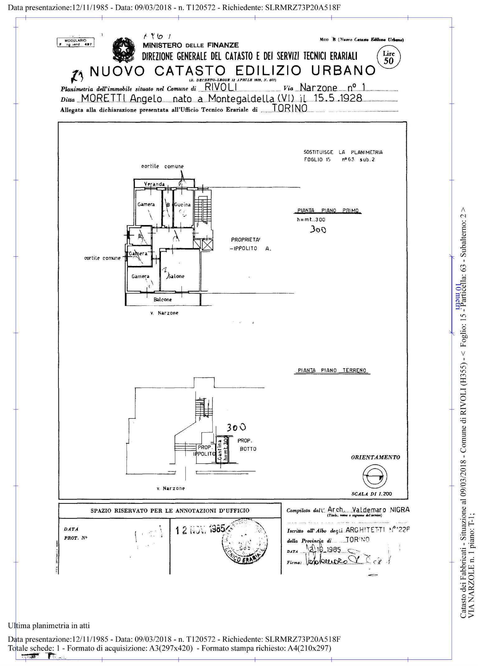 Appartamento RIVOLI vendita  Cascine Vica Narzole Salerno Servizi Immobiliari