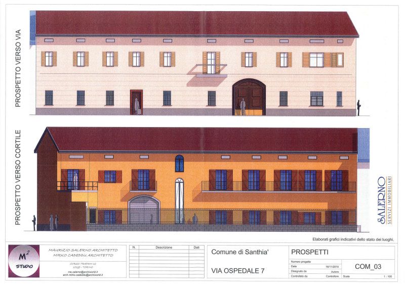 Santhi&agrave;�  - Vercellese  - via OSPEDALE  - 650 mq