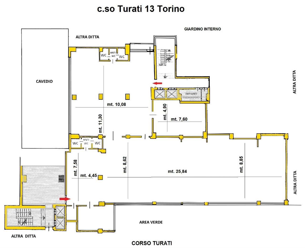 Ufficio - Loc.Com. TORINO vendita  TURATI TURATI Haston & Aston Associati