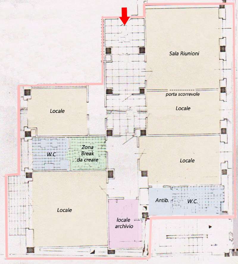 Ufficio - Loc.Com. MILANO affitto  CENTRO STORICO Guastalla Meyland s.n.c.