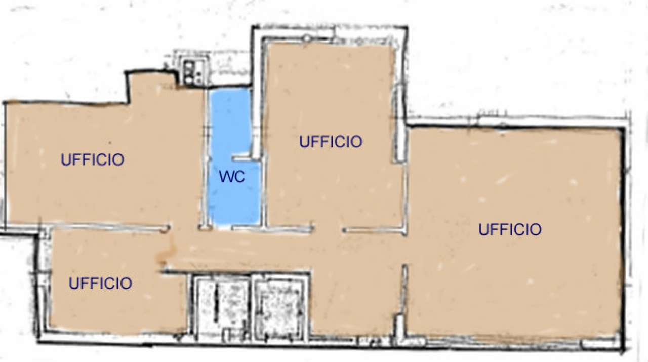 Ufficio - Loc.Com. MILANO affitto  DE ANGELI aquileia Mies