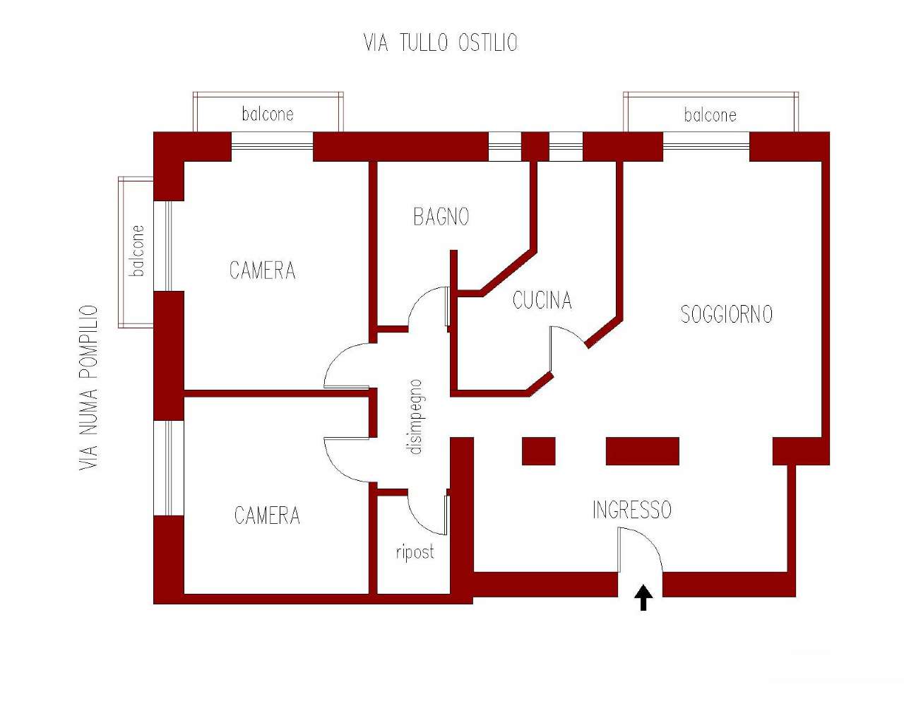 Appartamento MILANO affitto  CENTRO STORICO Numa Pompilio IMI Immobiliare Milano - Affiliato Sant'Agostino