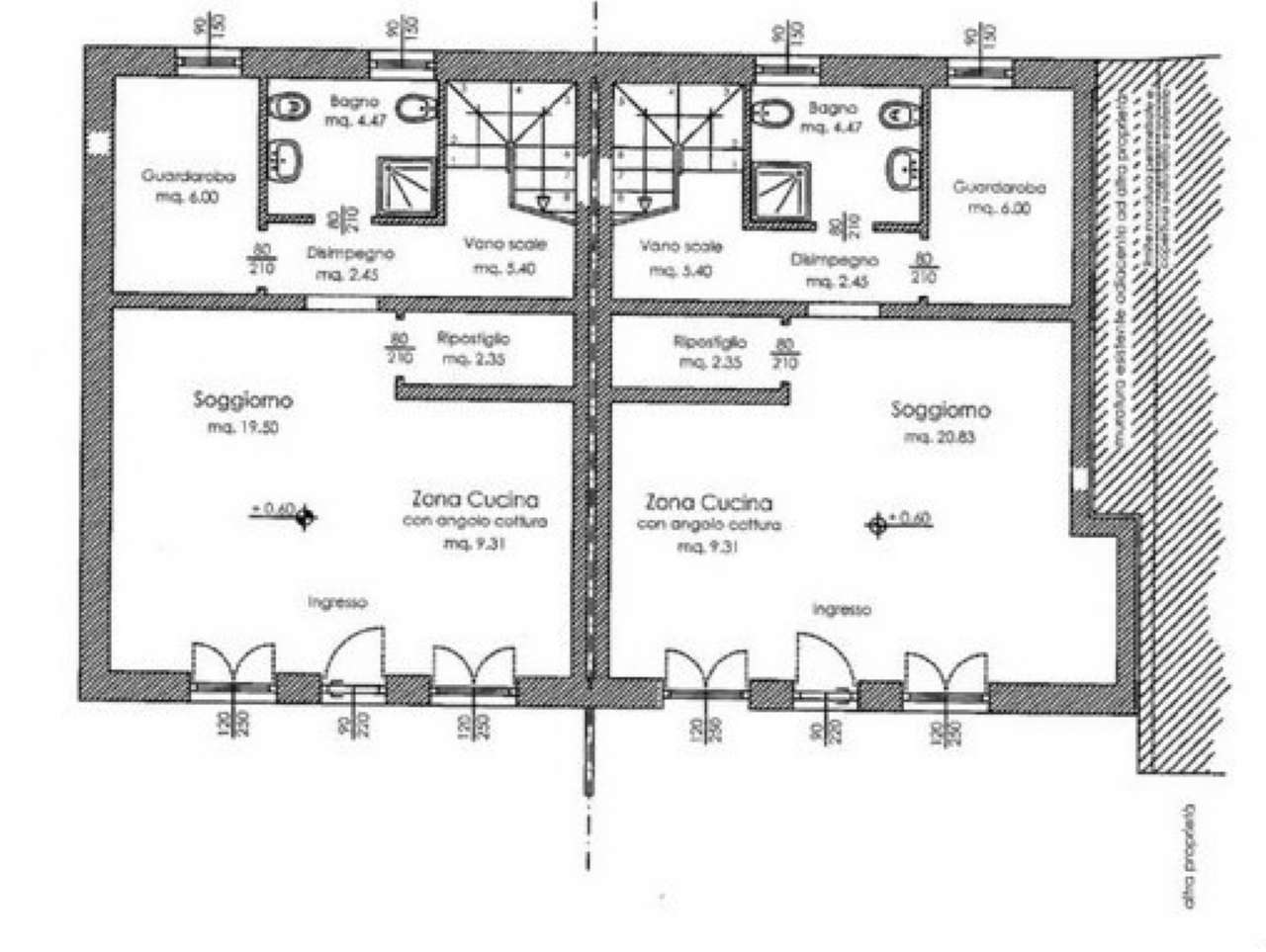 Villa Bifamiliare VEDANO OLONA vendita   fara forni Casanova Servizi Immobiliari