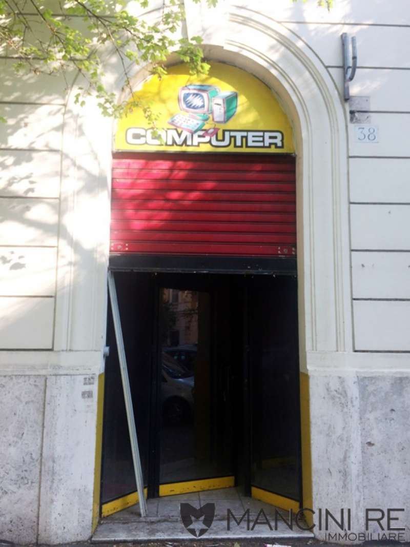 Negozio - Loc.Com. ROMA affitto  PRATI Tommaso Campanella MANCINI RE IMMOBILIARE