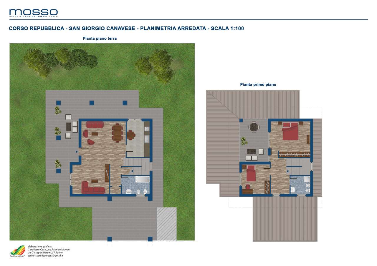 Villa SAN GIORGIO CANAVESE vendita  Cortereggio Repubblica Mosso Studio Tecnico Immobiliare