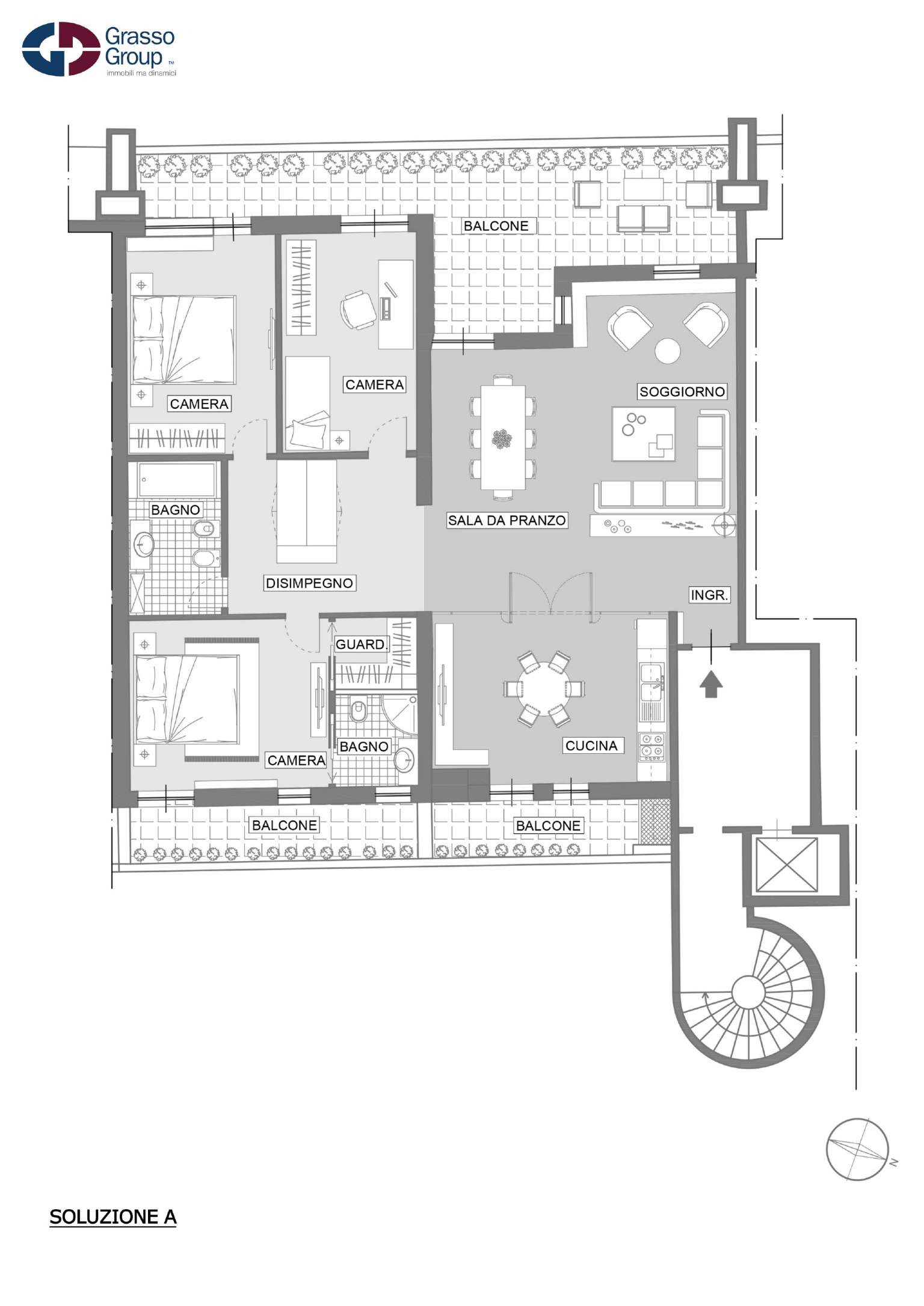 Appartamento ROMA vendita  EUROPA  Umberto Saba Grasso Group Srl