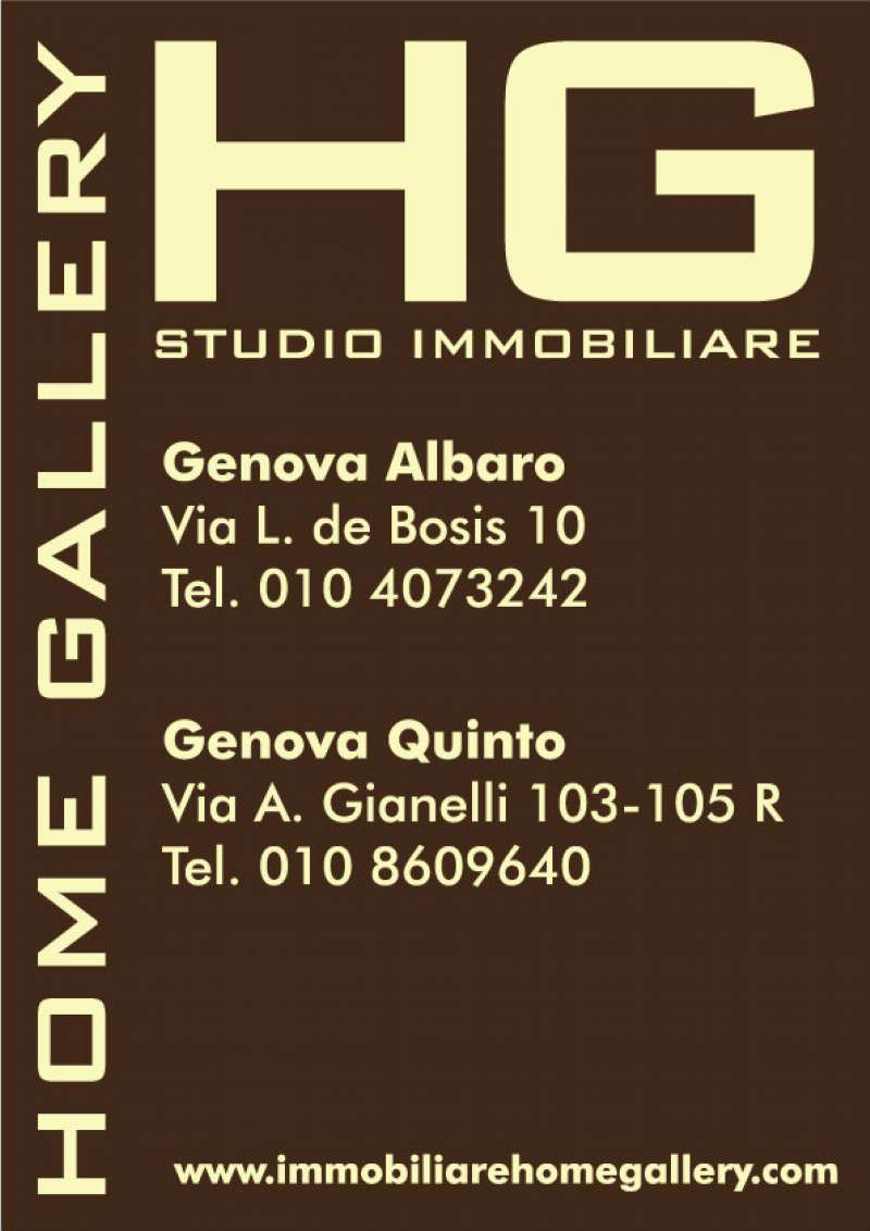 Appartamento GENOVA vendita  ALBARO FLORA Home Gallery