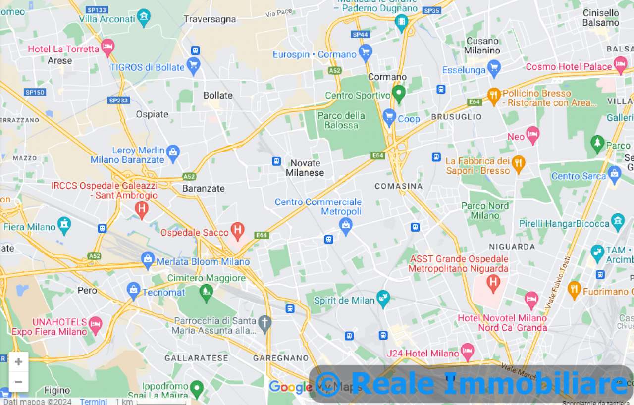 Novate Milanese Affitto NEGOZI