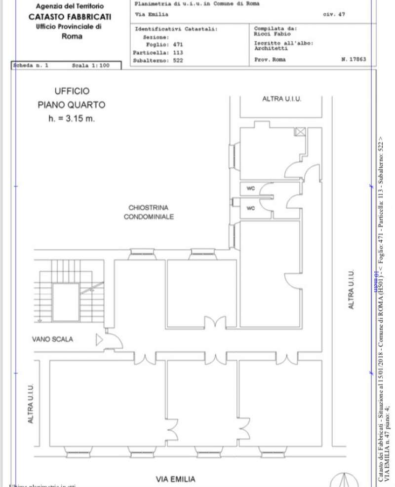 Ufficio - Loc.Com. ROMA vendita  Centro storico Emilia Abitare Studio F.