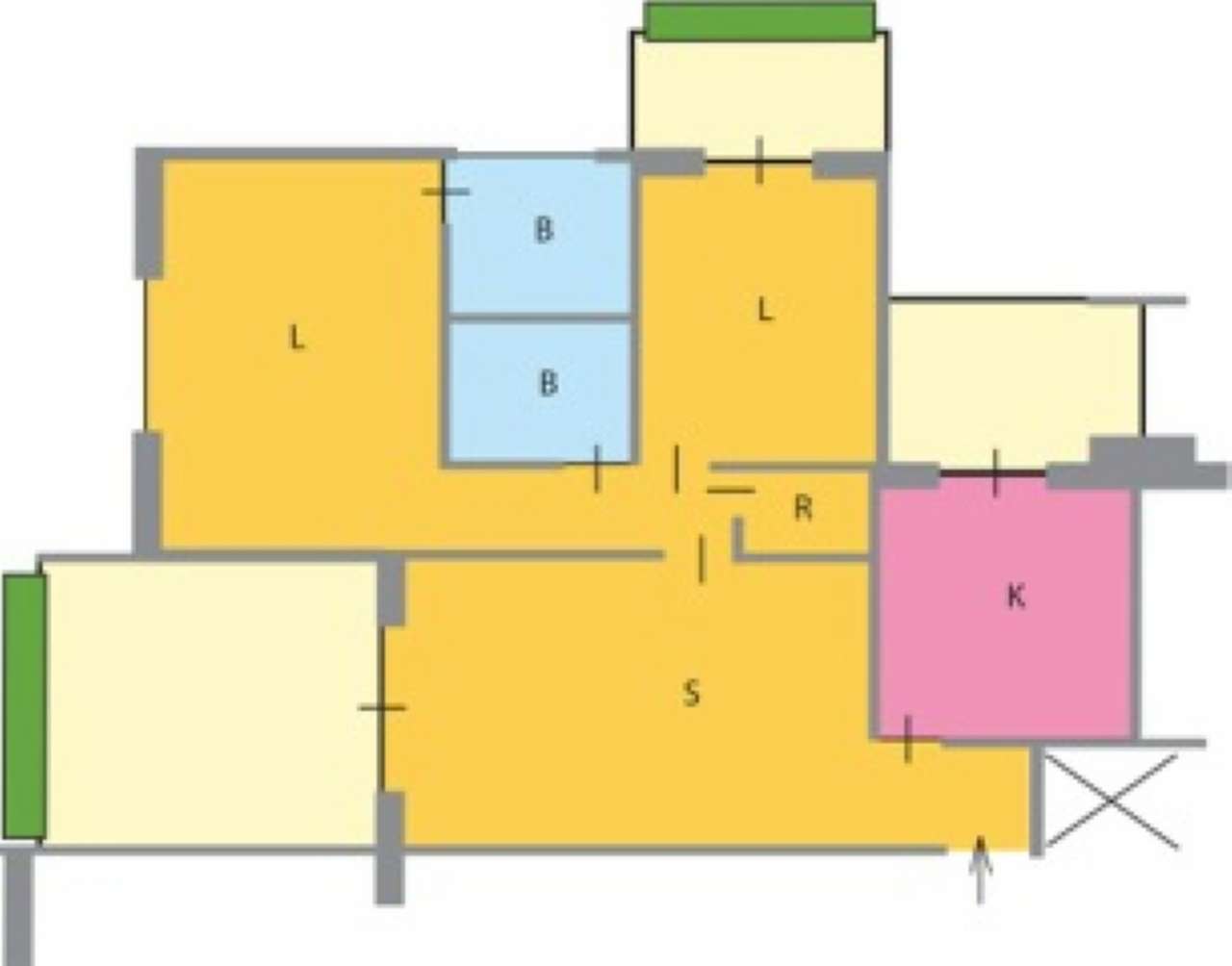  roma vendita quart: la giustiniana(zona della xx mun.) cassia  immobiliare srl