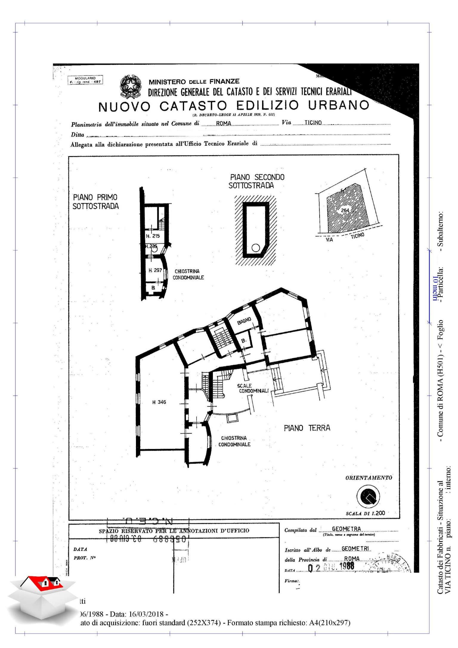 Ufficio - Loc.Com. ROMA vendita  TRIESTE (II MUN.) Ticino TRIESTE IMMOBILIARE SRL