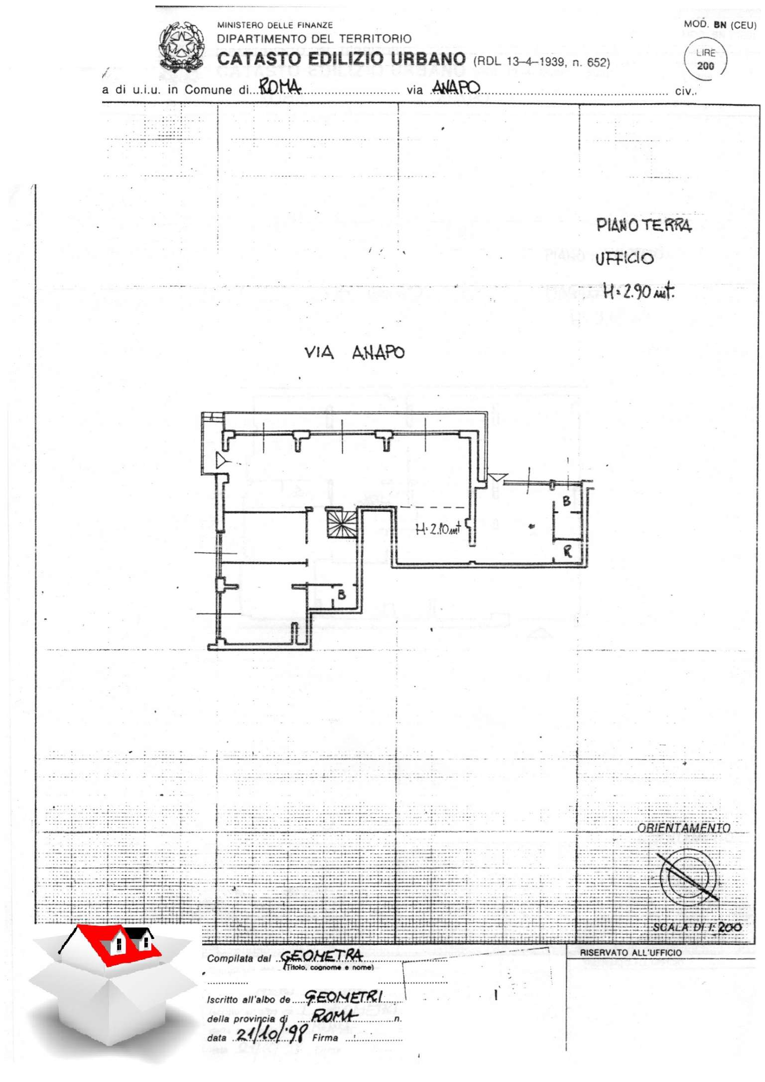 Ufficio - Loc.Com. ROMA vendita  TRIESTE (II MUN.) Anapo TRIESTE IMMOBILIARE SRL