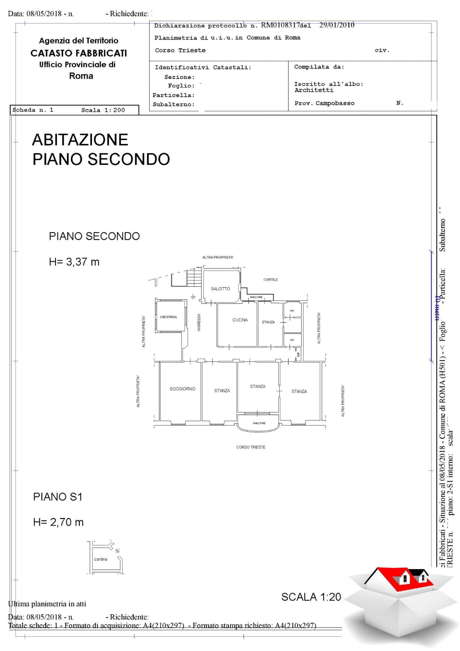 Appartamento ROMA vendita  TRIESTE (II MUN.) Trieste TRIESTE IMMOBILIARE SRL