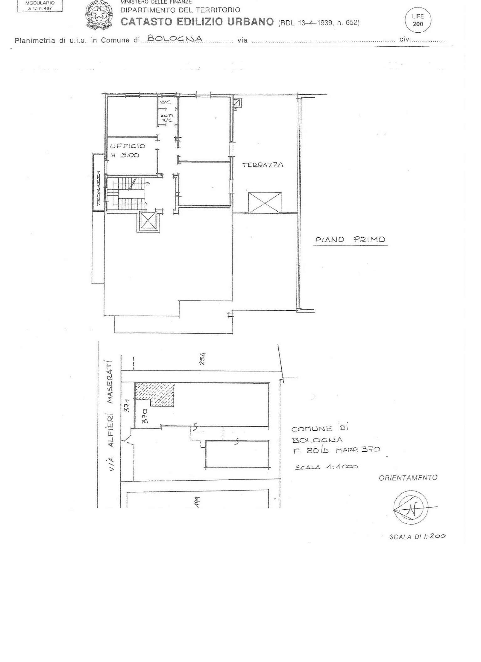 Ufficio - Loc.Com. BOLOGNA affitto  FIERA Alfieri Maserati San Luca S.r.l.