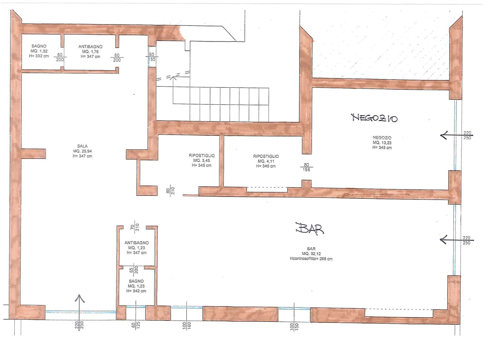 Negozio - Loc.Com. BOLOGNA vendita  BOLOGNINA Antonio di Vincenzo Immobiliare Santo Stefano