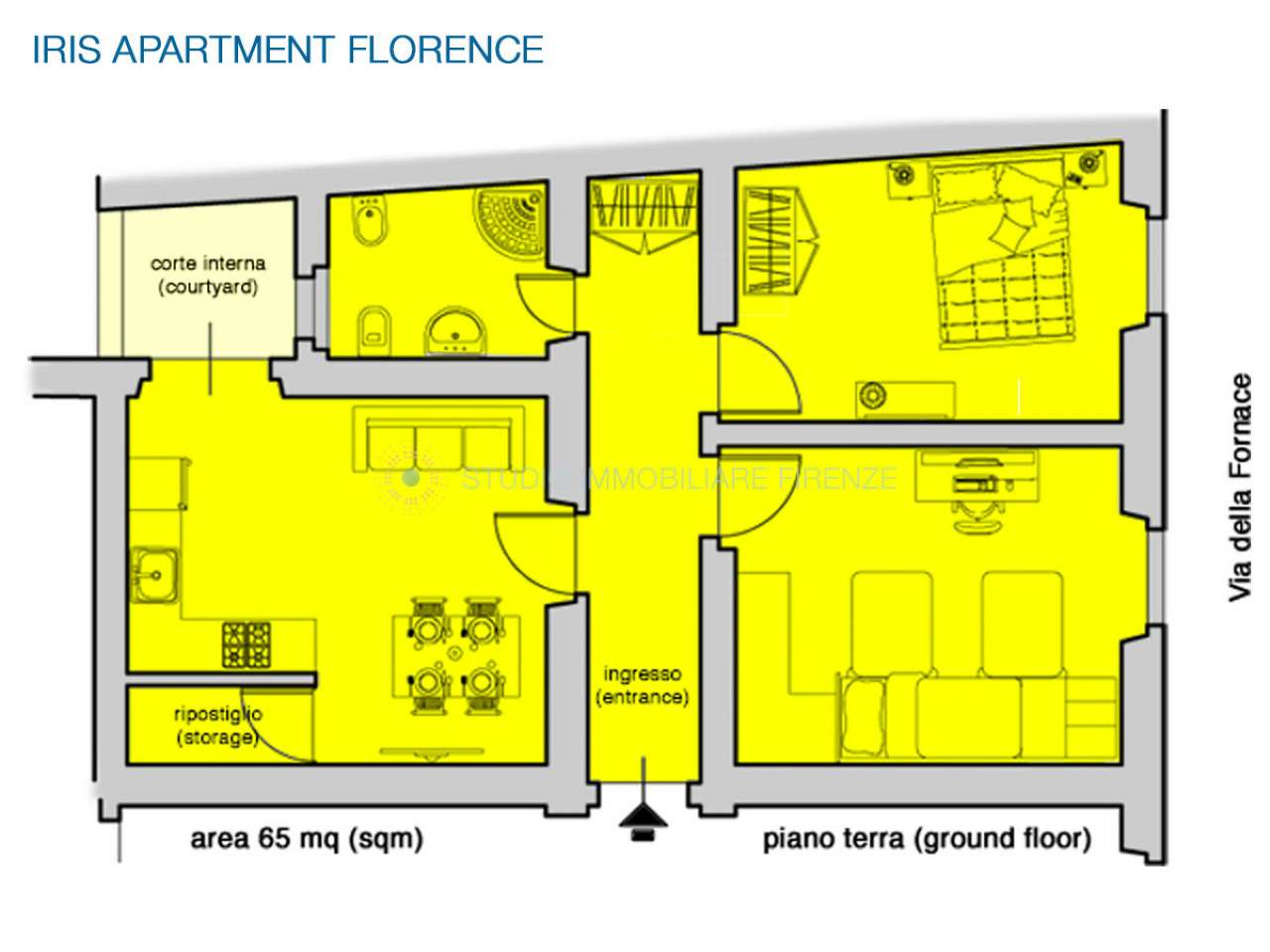 Appartamento FIRENZE affitto  DUOMO Via della Fornace Studio Immobiliare Firenze