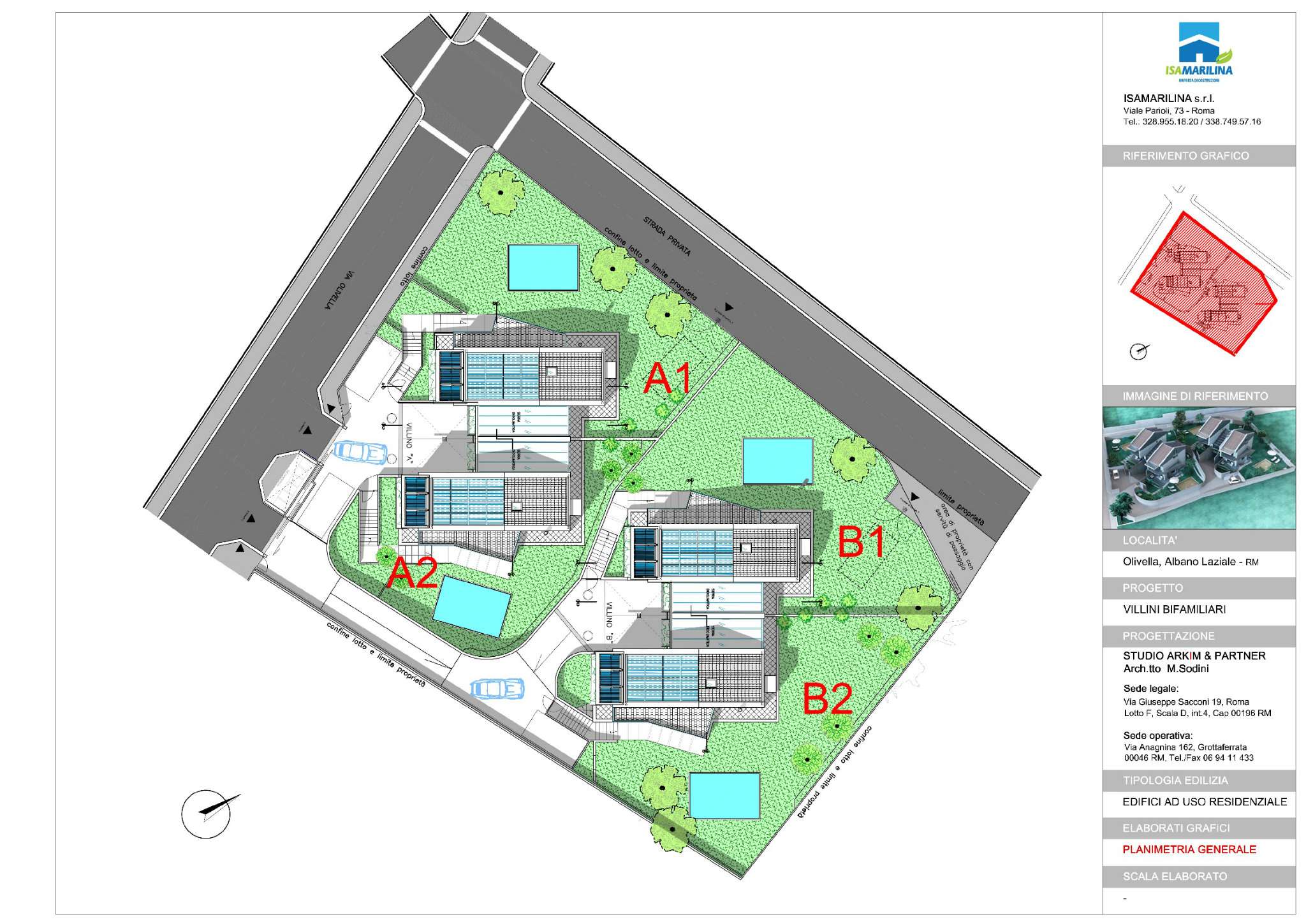 Villa Bifamiliare ALBANO LAZIALE vendita   OLIVELLA Logica Immobiliare