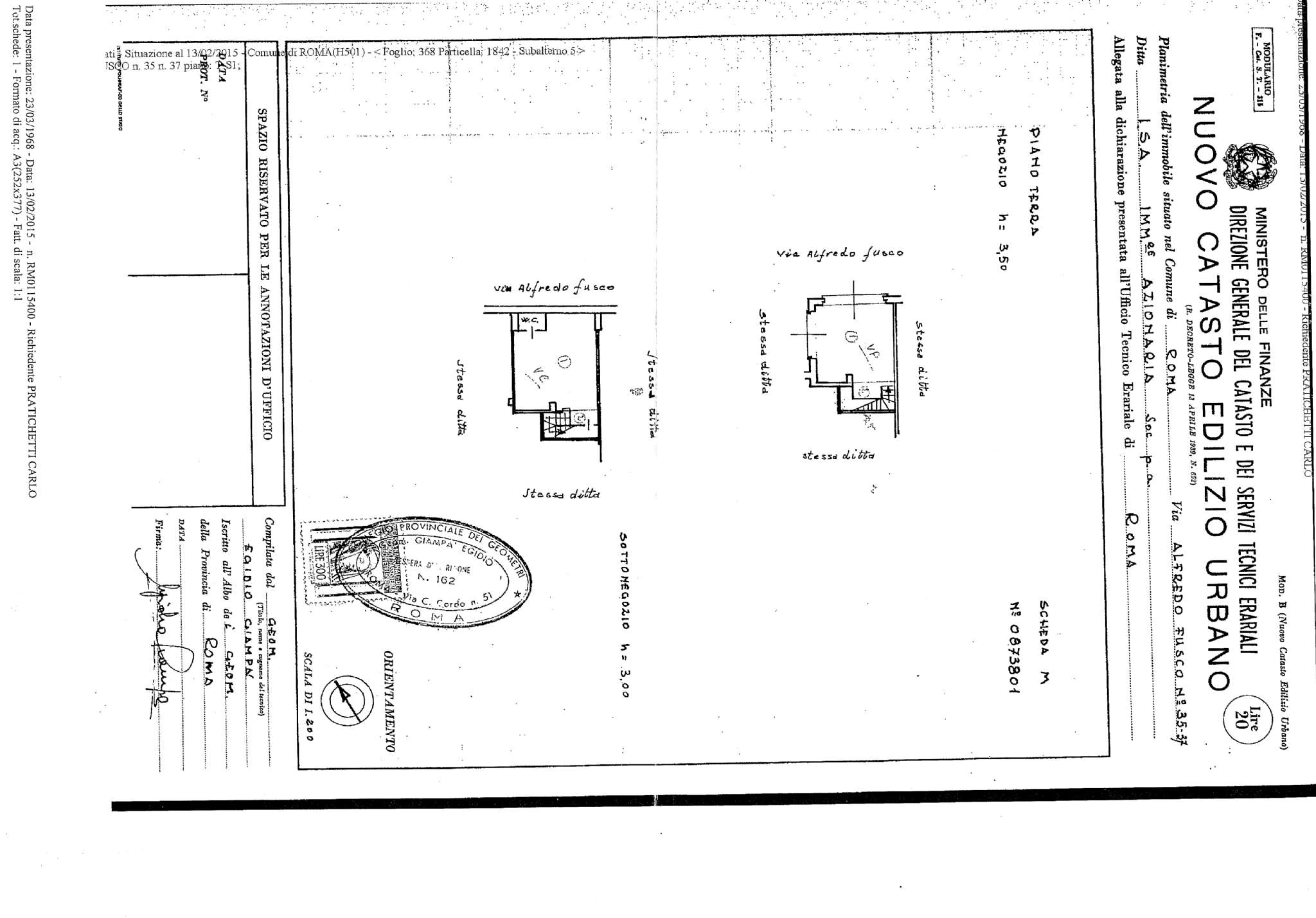 Negozio - Loc.Com. ROMA vendita   fusco Gruppo CasaRE - VENTITRE Sales & Advisor