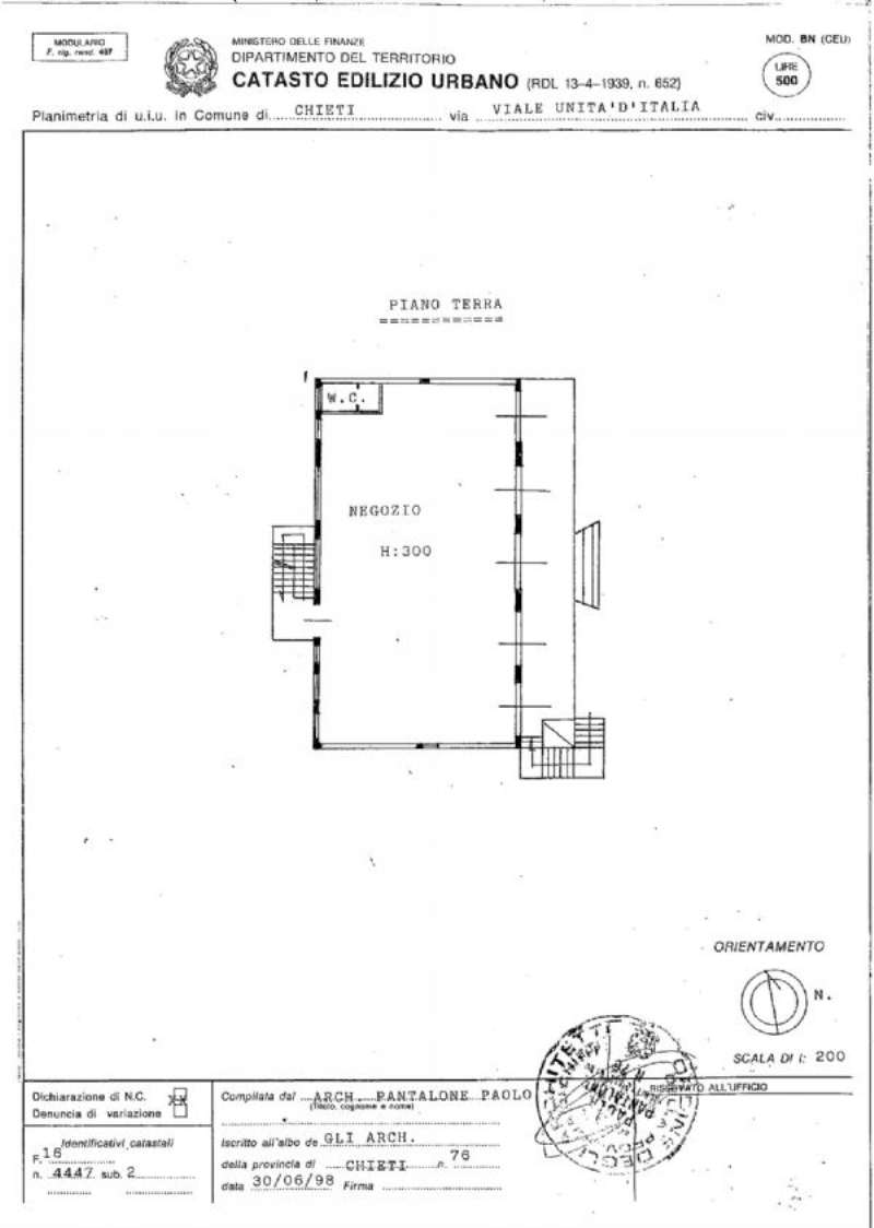 Negozio - Loc.Com. CHIETI affitto   Unità D'Italia Italia Affitti