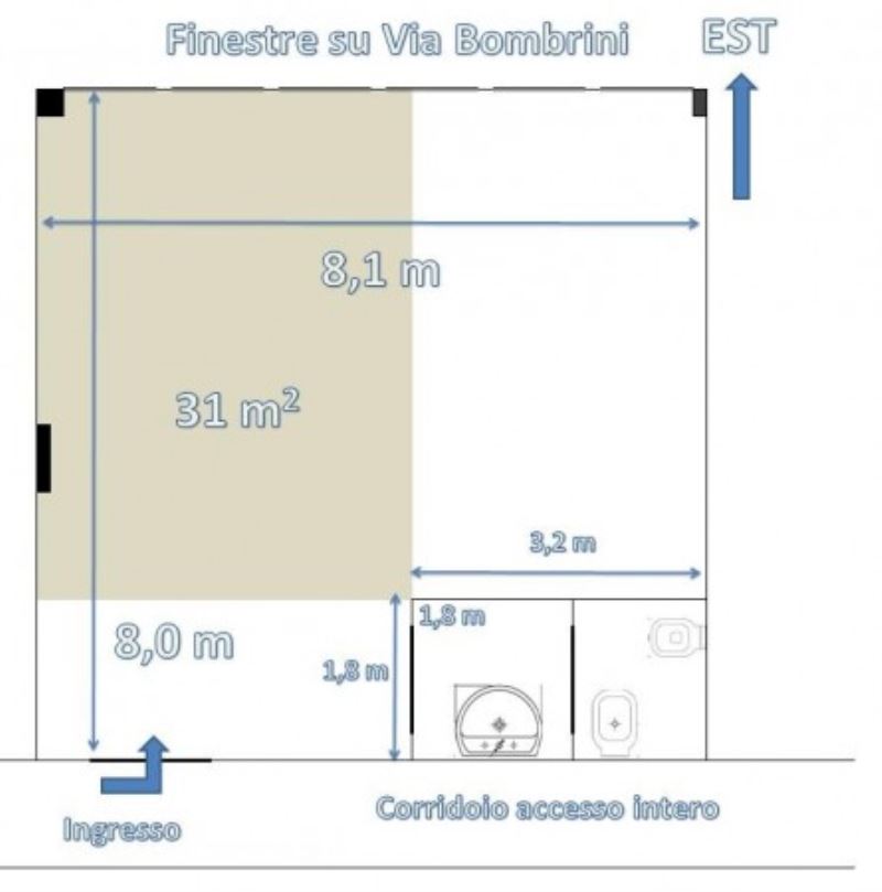  genova affitto quart: sampierdarena studio-bellotti
