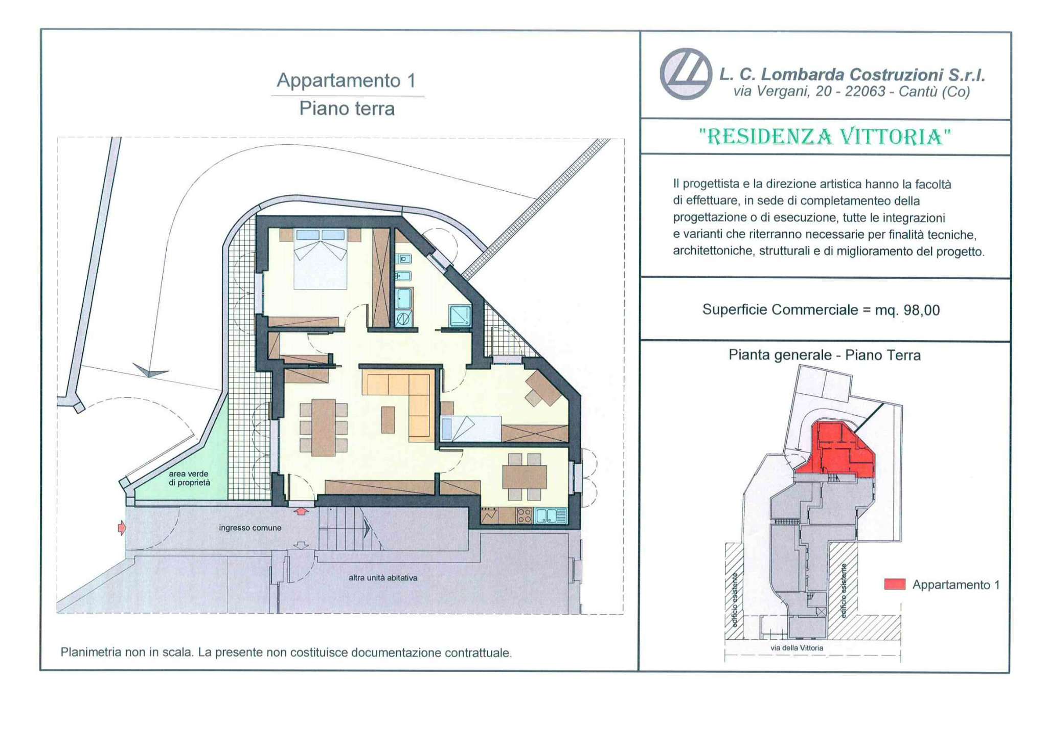 Appartamento MOLTENO vendita   della vittoria Studio Luraschi