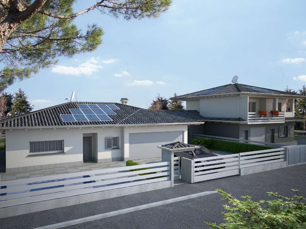 Villa Bifamiliare OSIO SOTTO vendita   saore Colleoni Studio Immobiliare