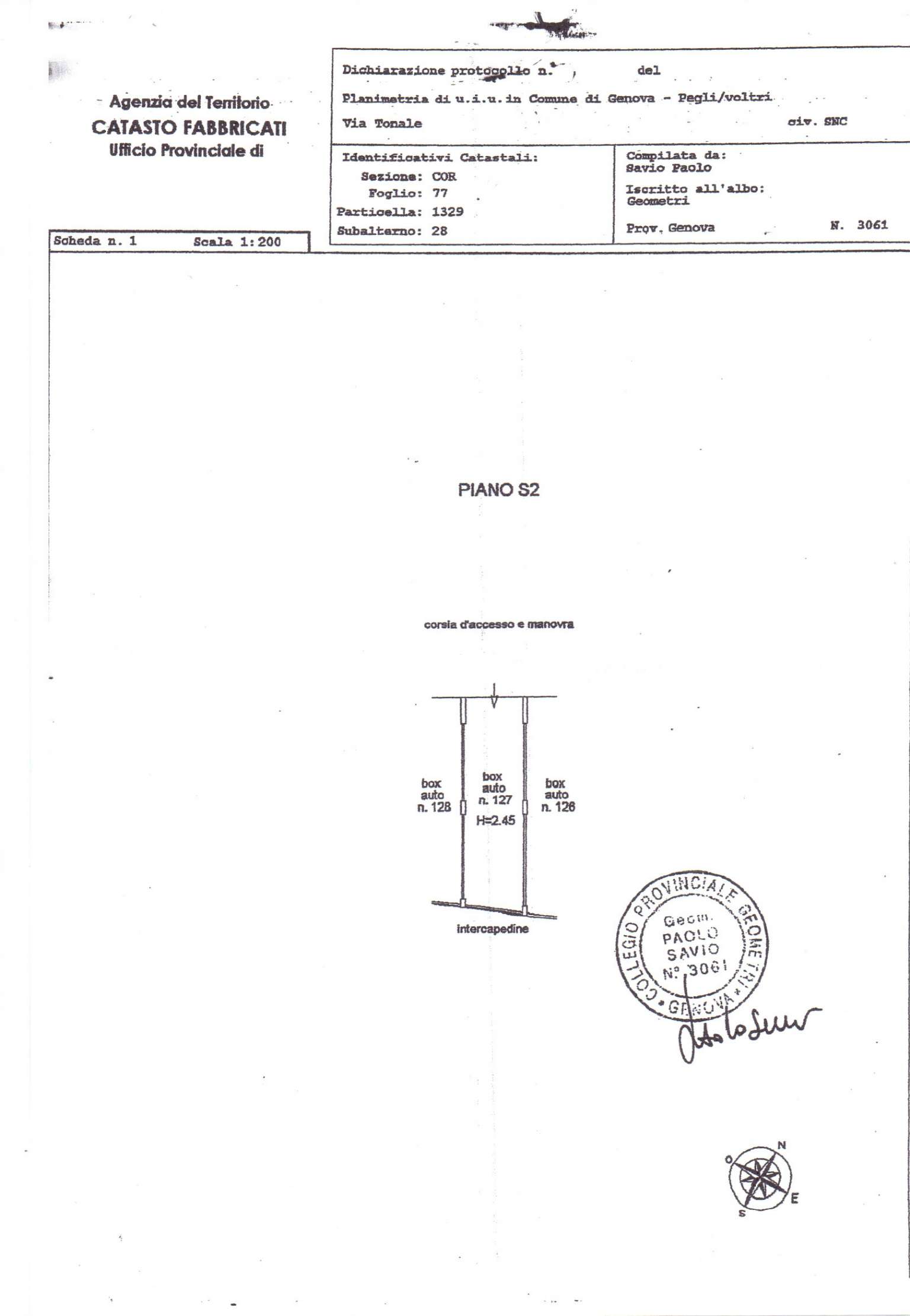 Box auto - Posto auto GENOVA vendita  CORNIGLIANO  Trading Immobiliare