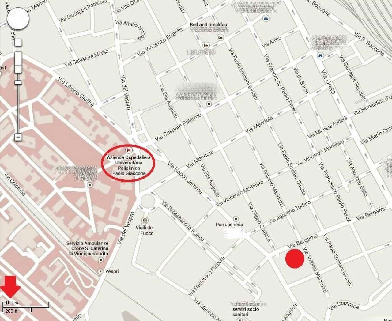 Appartamento PALERMO affitto  ORETO Via Bergamo SERVIZI IMMOBILIARI UNIVERSITARI