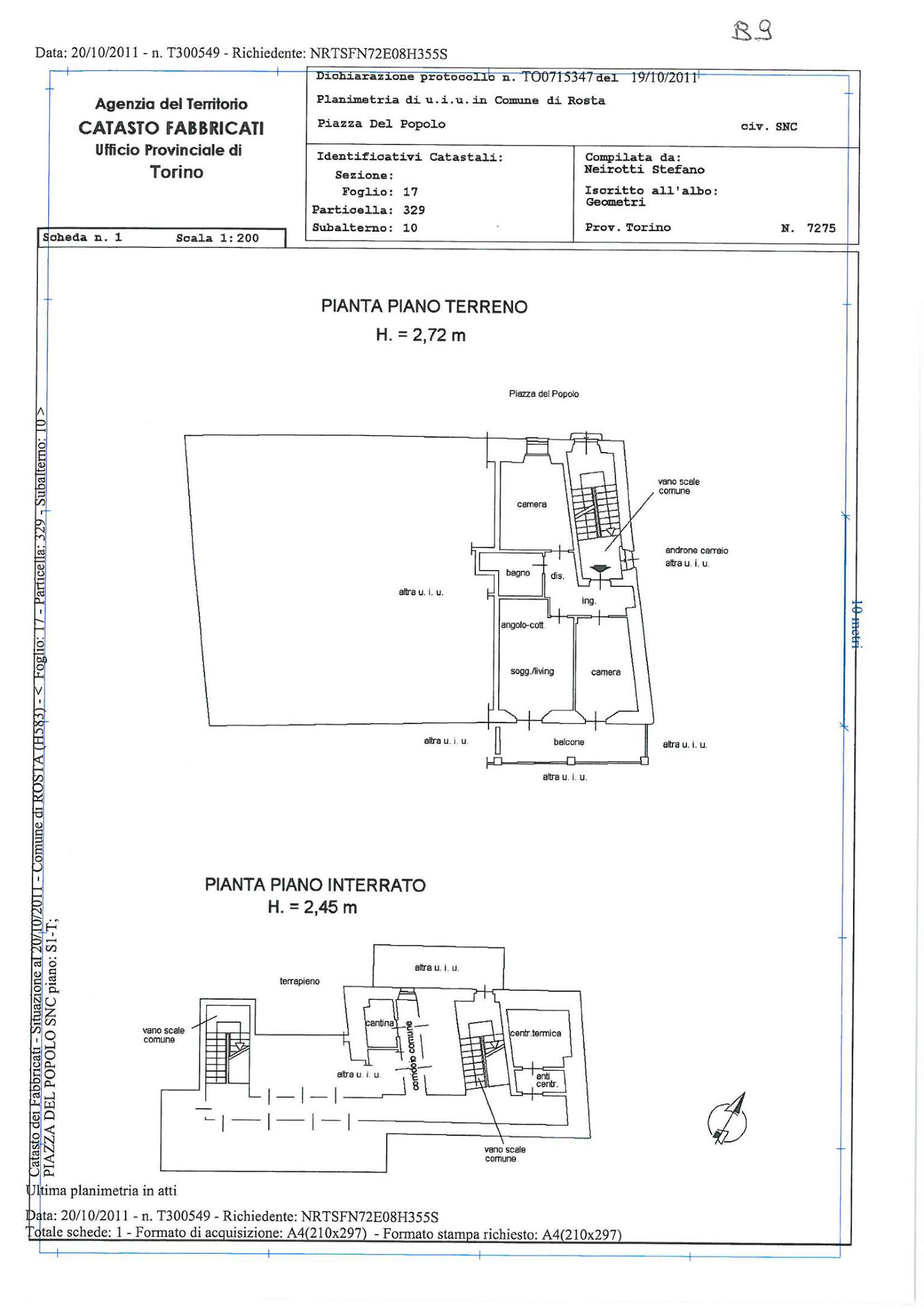 Appartamento ROSTA vendita   del Popolo Compagnia Immobiliare Grugliasco