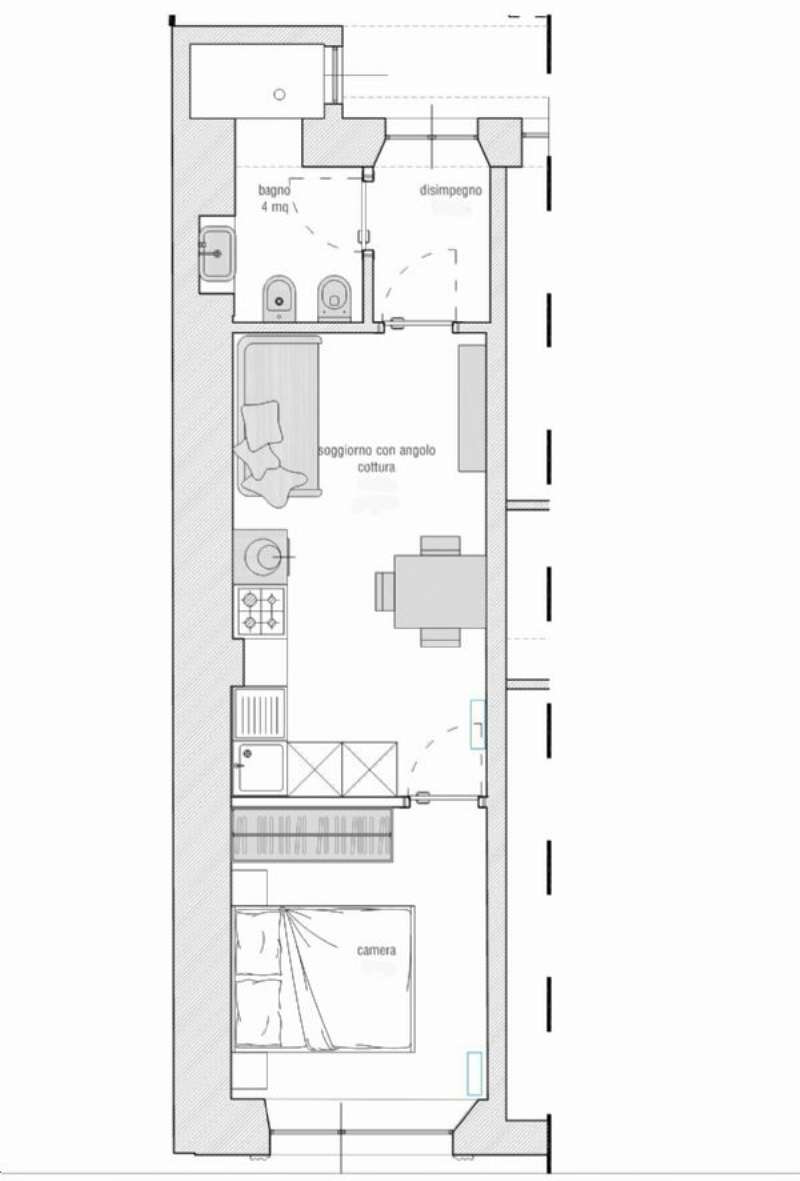 Negozio - Loc.Com. TORINO vendita  VANCHIGLIA Via degli Artisti QUALITYCASA