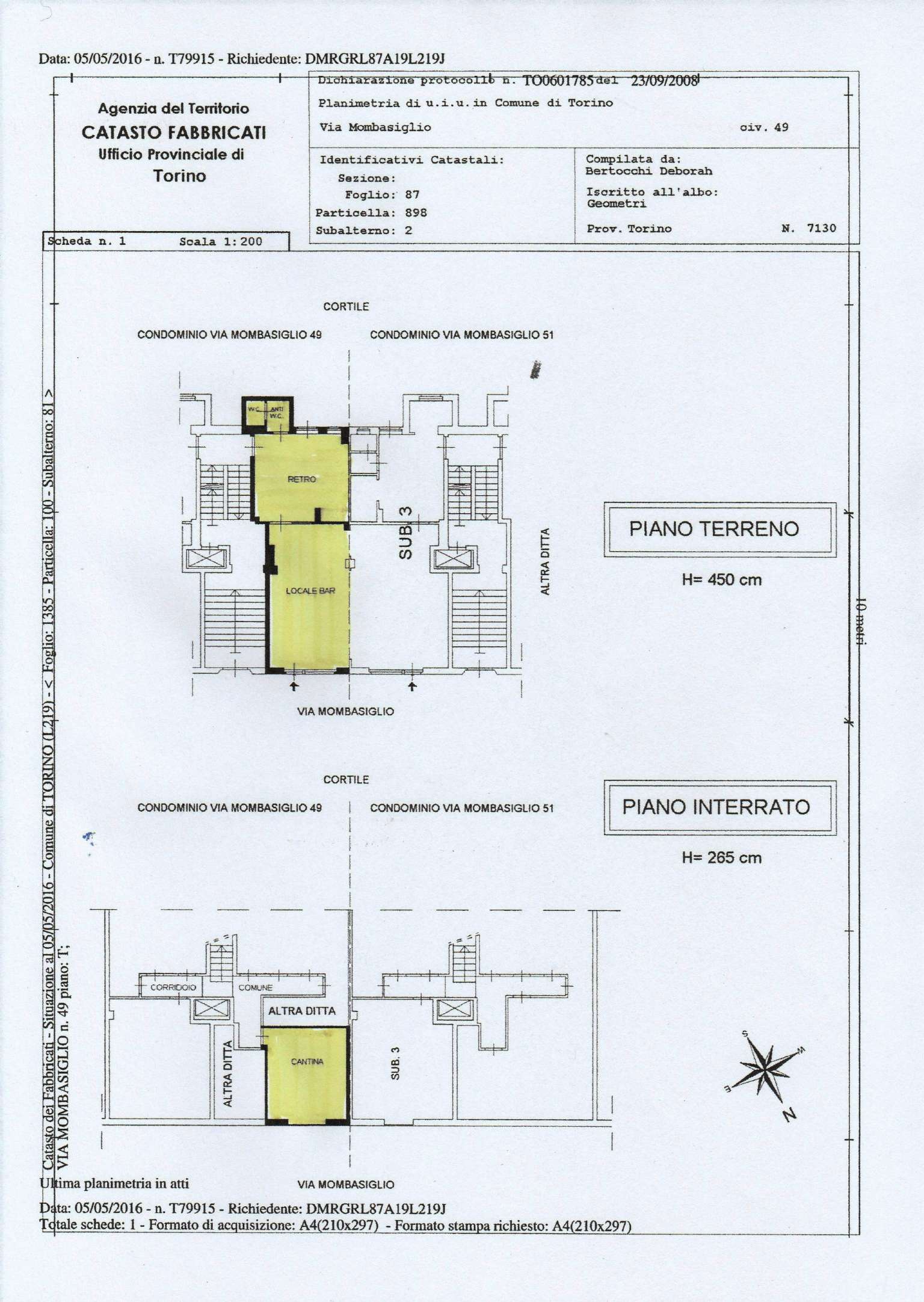 Negozio - Loc.Com. TORINO vendita  SANTA RITA Mombasiglio Grimaldi Immobiliare Agenzia Torino Santa Rita