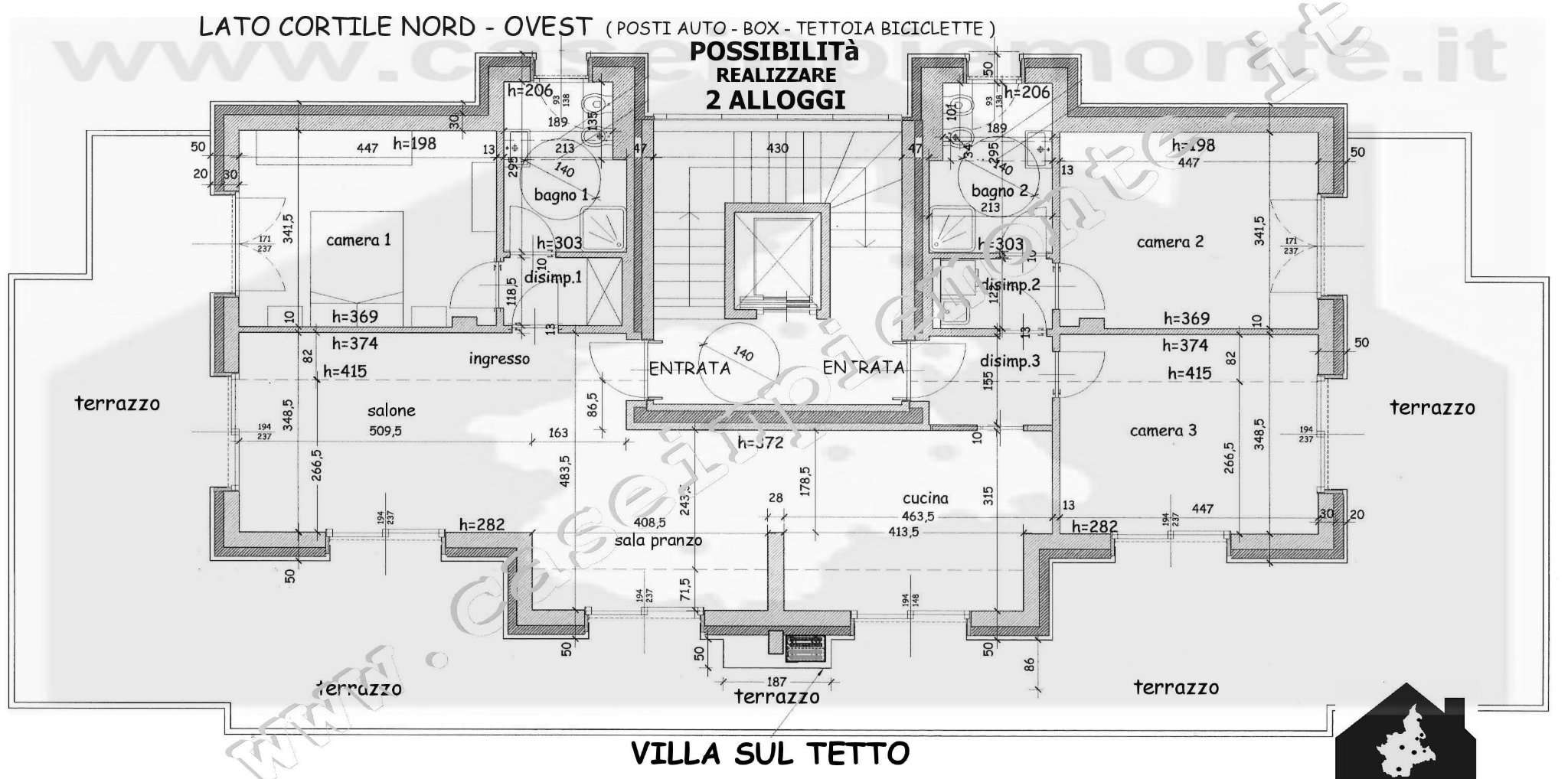 Attico COLLEGNO vendita   Moncenisio CASEinPIEMONTE -Agenzia immobiliare di Rivoli e Alpignano