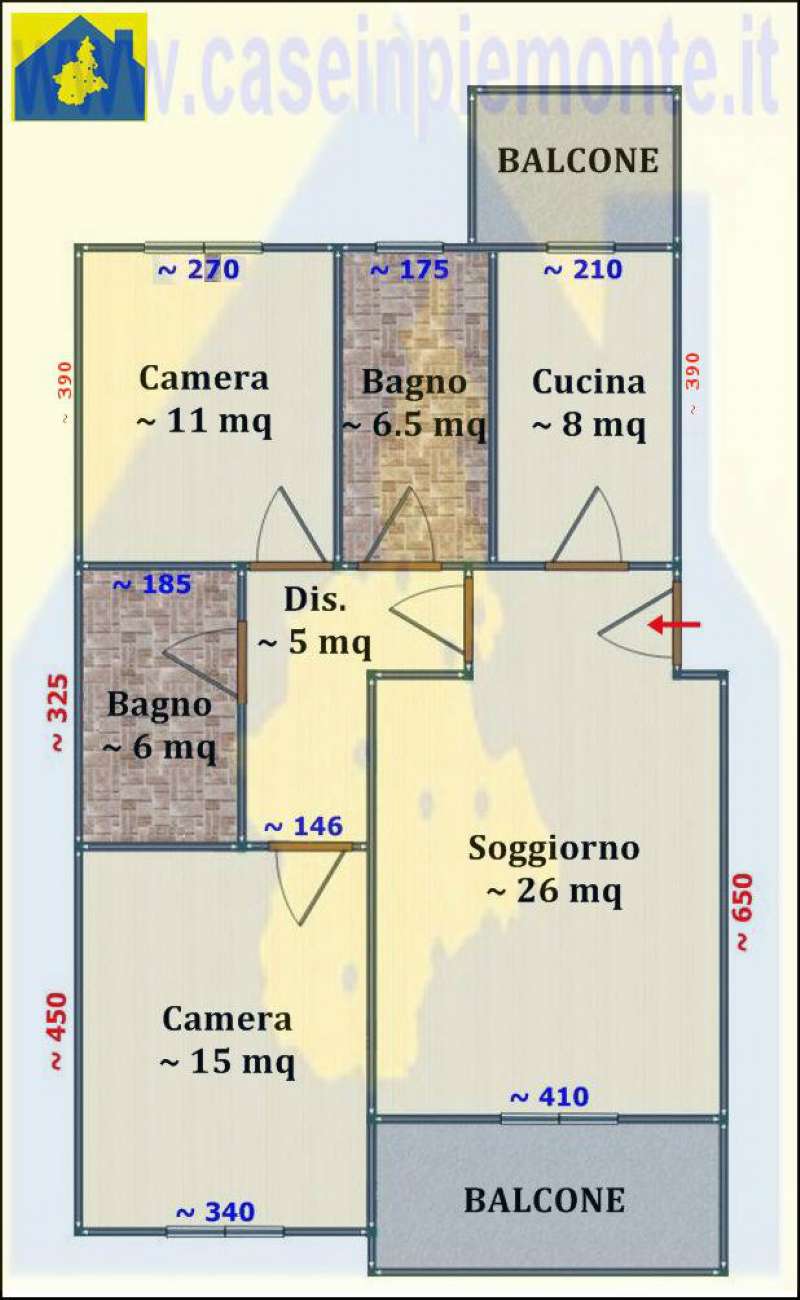 Appartamento ALPIGNANO vendita   Rivoli CASEinPIEMONTE -Agenzia immobiliare di Rivoli e Alpignano