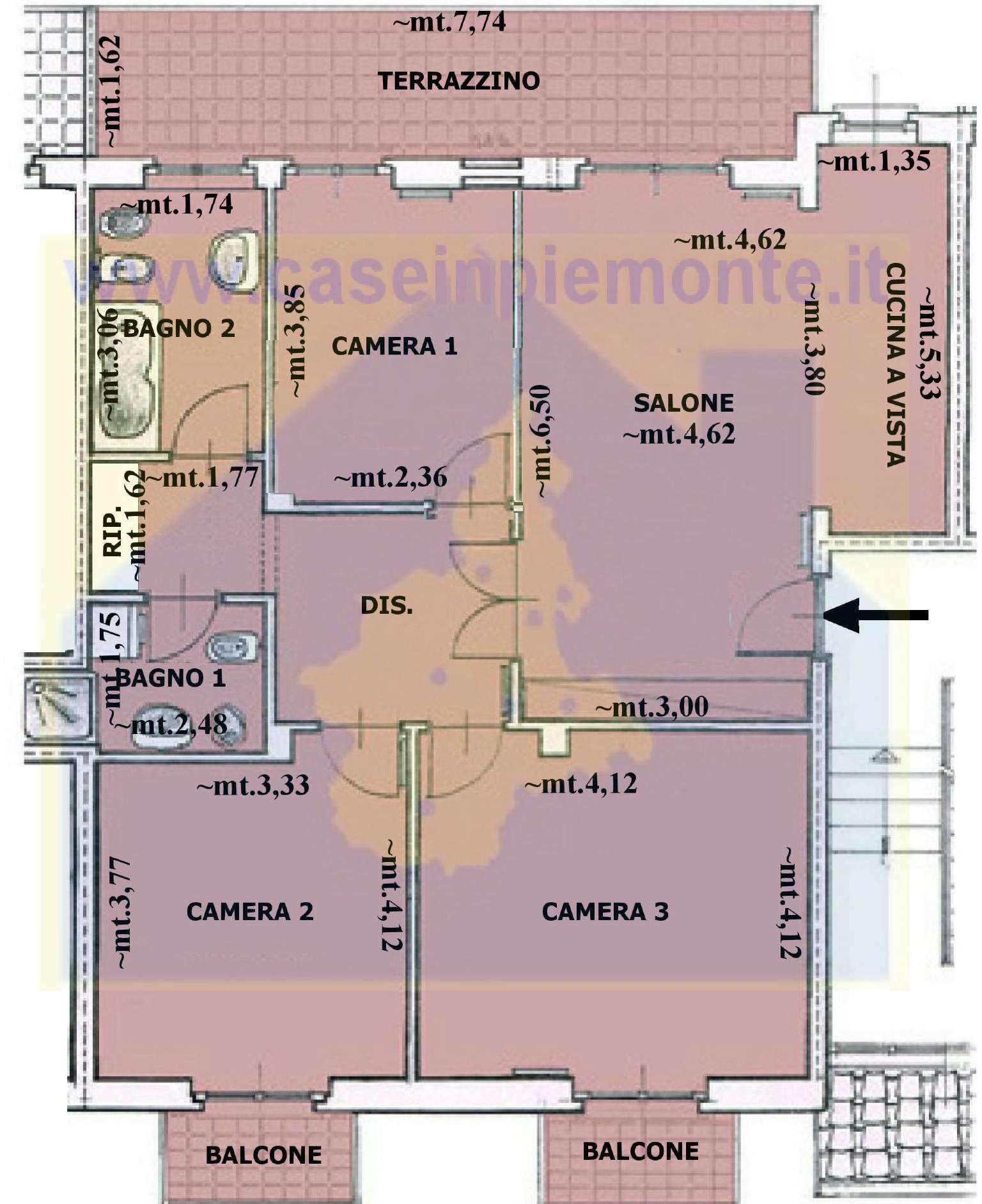 Appartamento RIVOLI vendita   Rossano CASEinPIEMONTE -Agenzia immobiliare di Rivoli e Alpignano