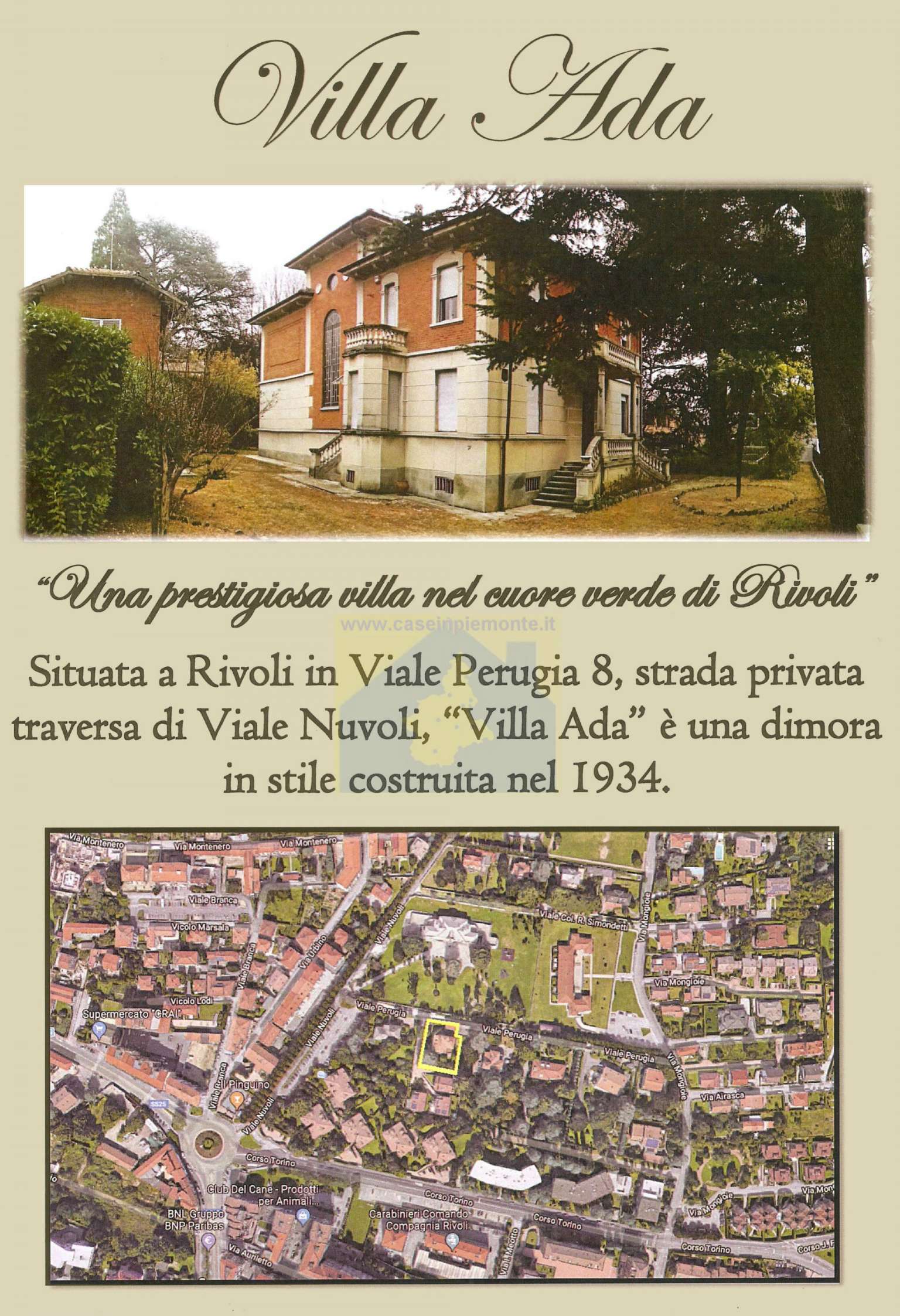 Villa Trifamiliare RIVOLI vendita   Perugia CASEinPIEMONTE -Agenzia immobiliare di Rivoli e Alpignano