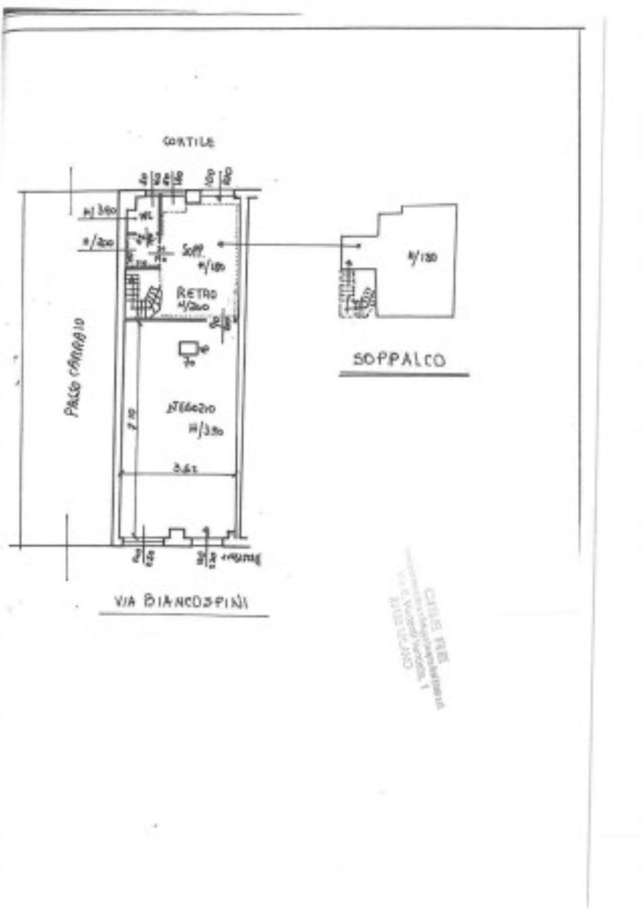 Negozio - Loc.Com. MILANO vendita  GIAMBELLINO dei Biancospini CISE RE SRL
