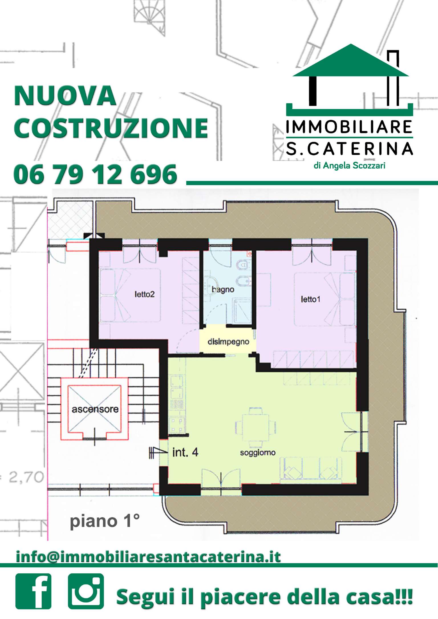  ciampino vendita quart:  agenzia immobiliare santa caterina di scozzari angela