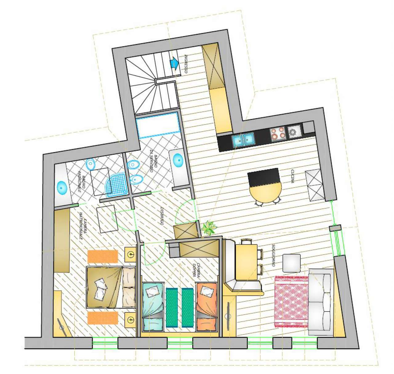 Mansarda - Sottotetto - Soffitta - Solaio MOENA vendita   Longiarif Agenzia Immobiliare Predazzo Casa s.r.l.