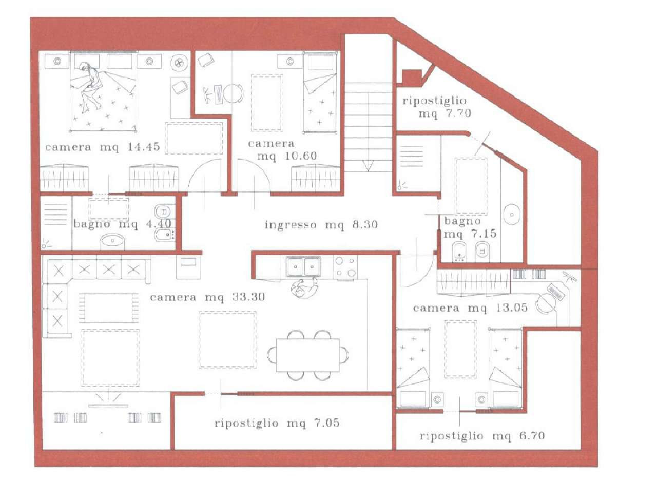  cavalese vendita quart:  agenzia immobiliare predazzo casa s.r.l.