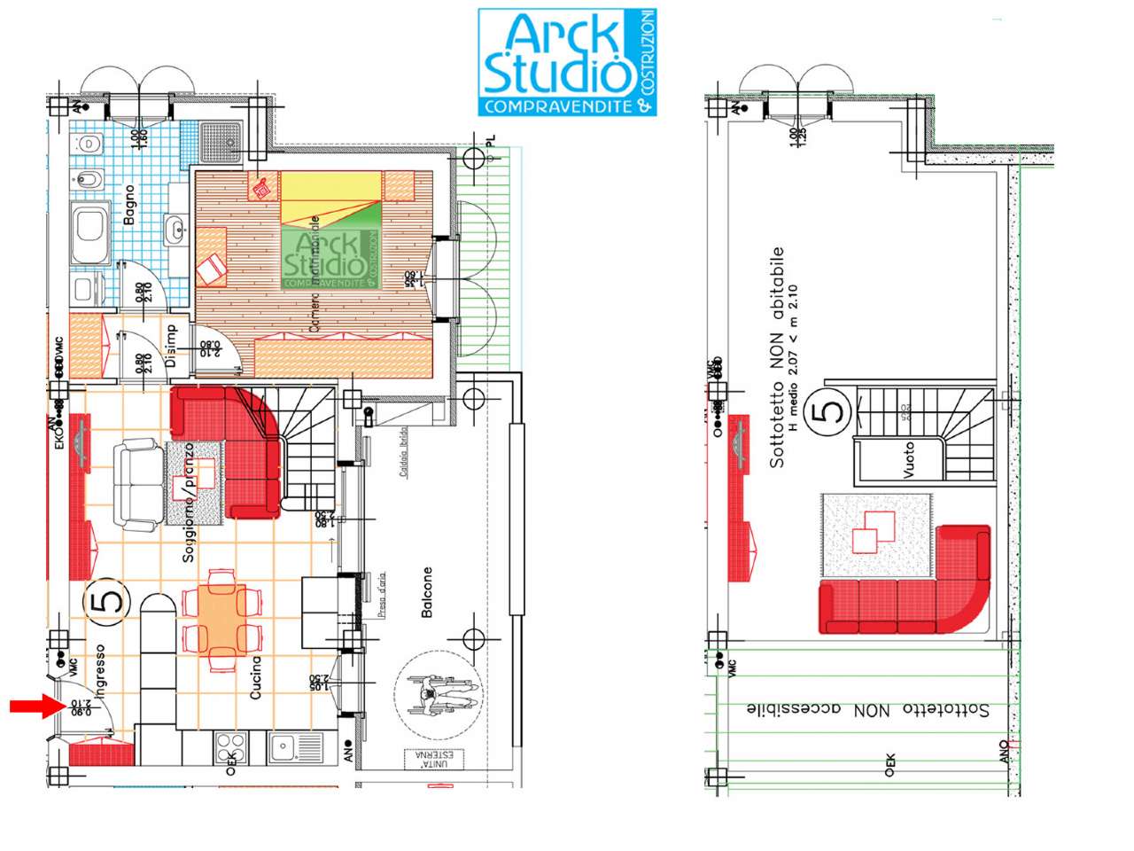  pozzuolo martesana vendita quart:  arck.studio costruzioni & compravendite