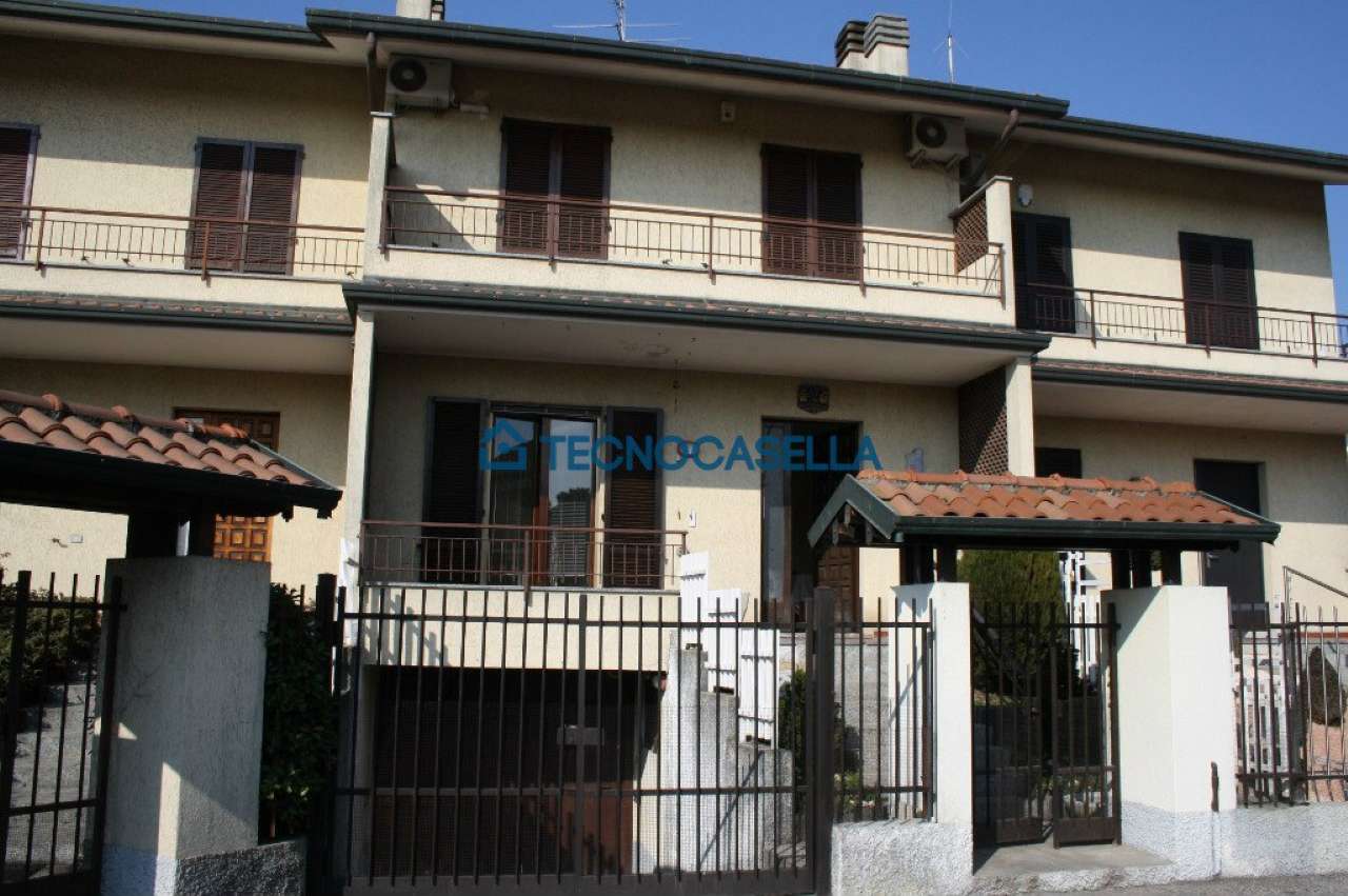 villa affiancata - schiera ossona vendita   tecnocasella