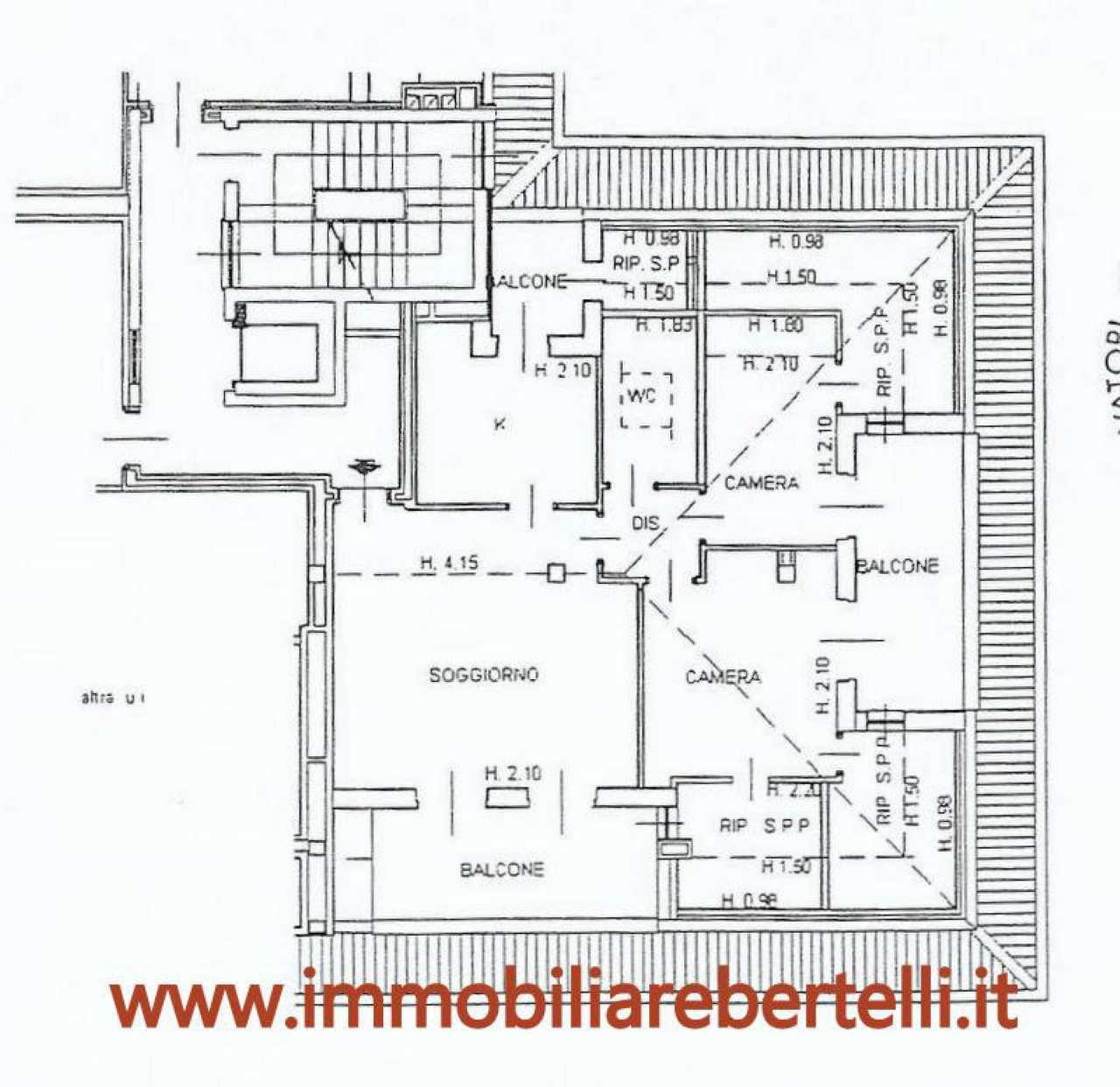 Mansarda - Sottotetto - Soffitta - Solaio PESCHIERA BORROMEO vendita   umbria Immobiliare Bertelli