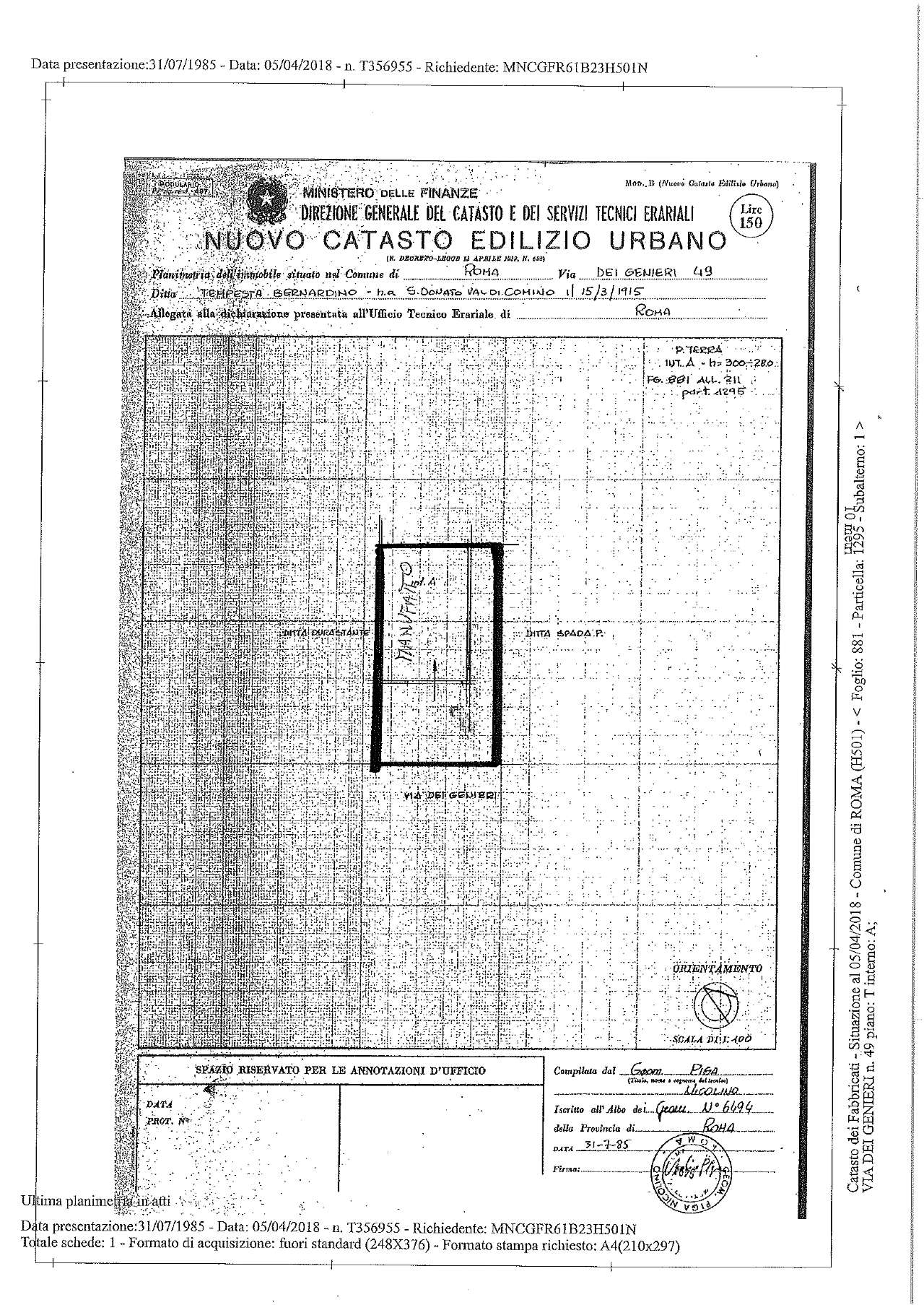 Appartamento ROMA vendita  LAURENTINA DEI GENIERI Paola Ciotti IMMOBILIARE